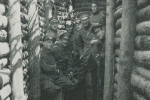 Officiers à l’entrée du Winterberg Tunnel, en 1917 