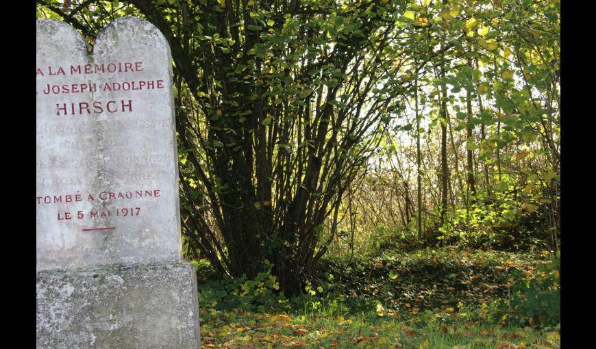 Monument à la mémoire de Joseph Hirsch, Craonne (Aisne)