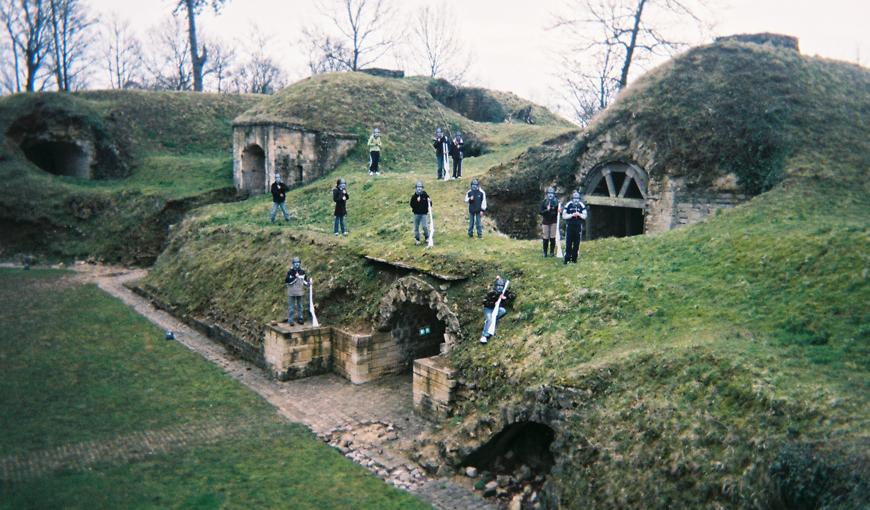 Photographie du Fort de Condé, extraite du projet pédagogique 2007-2008 en partenariat avec les collèges de Corbeny et Vailly-sur-Aisne et la Caverne du Dragon