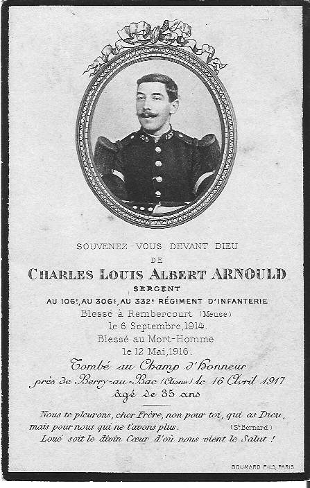 Souvenez-vous de Charles ARNOULD  