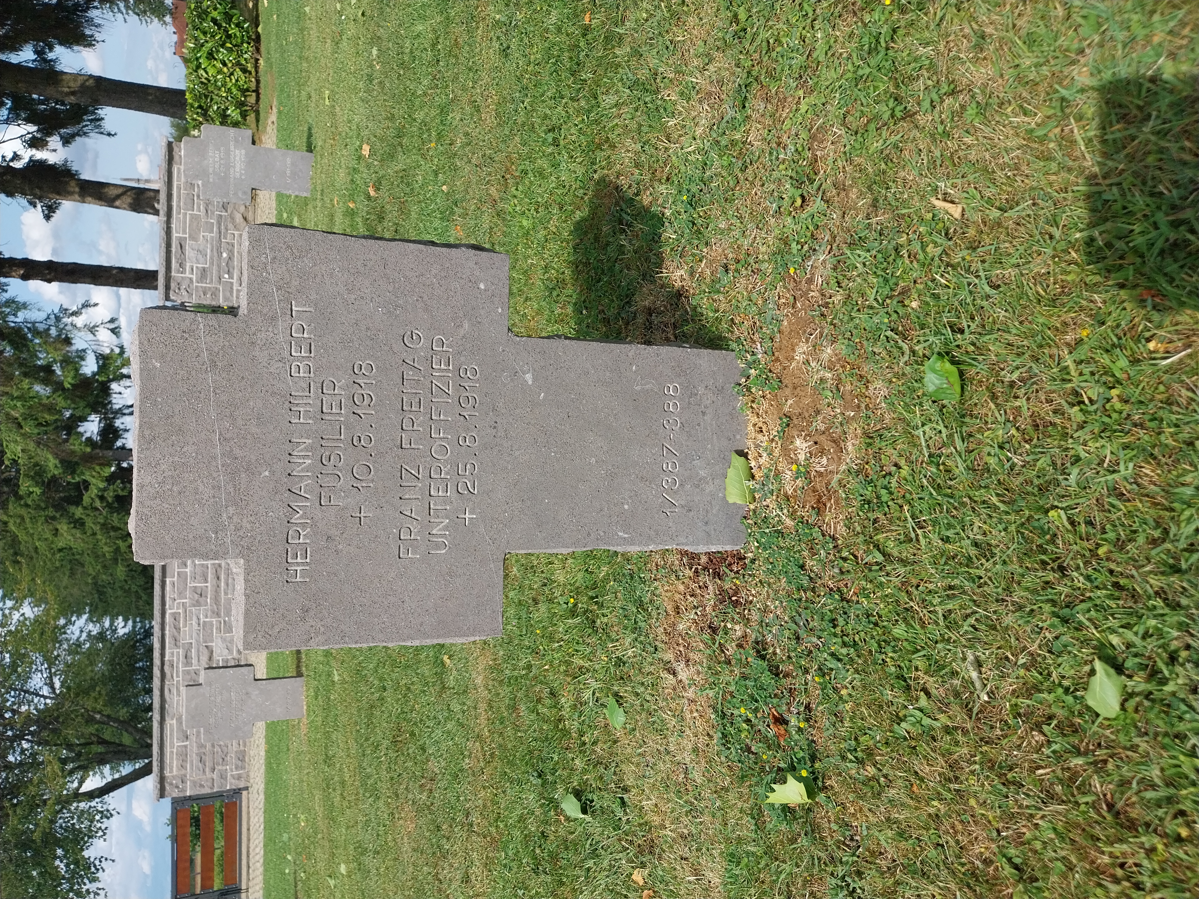 Sépulture HILBERT Hermann