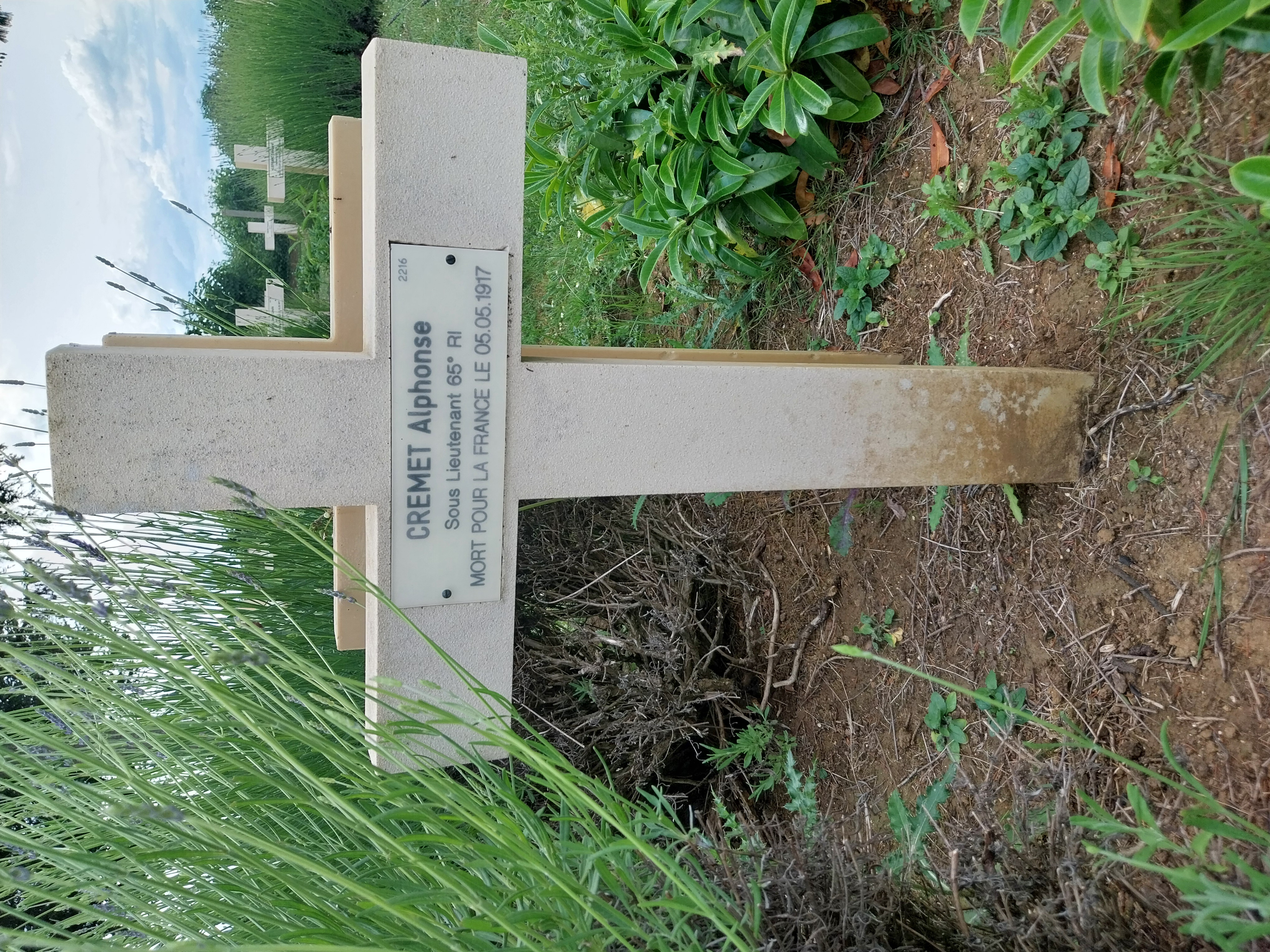 Sépulture CREMET Alphonse 
