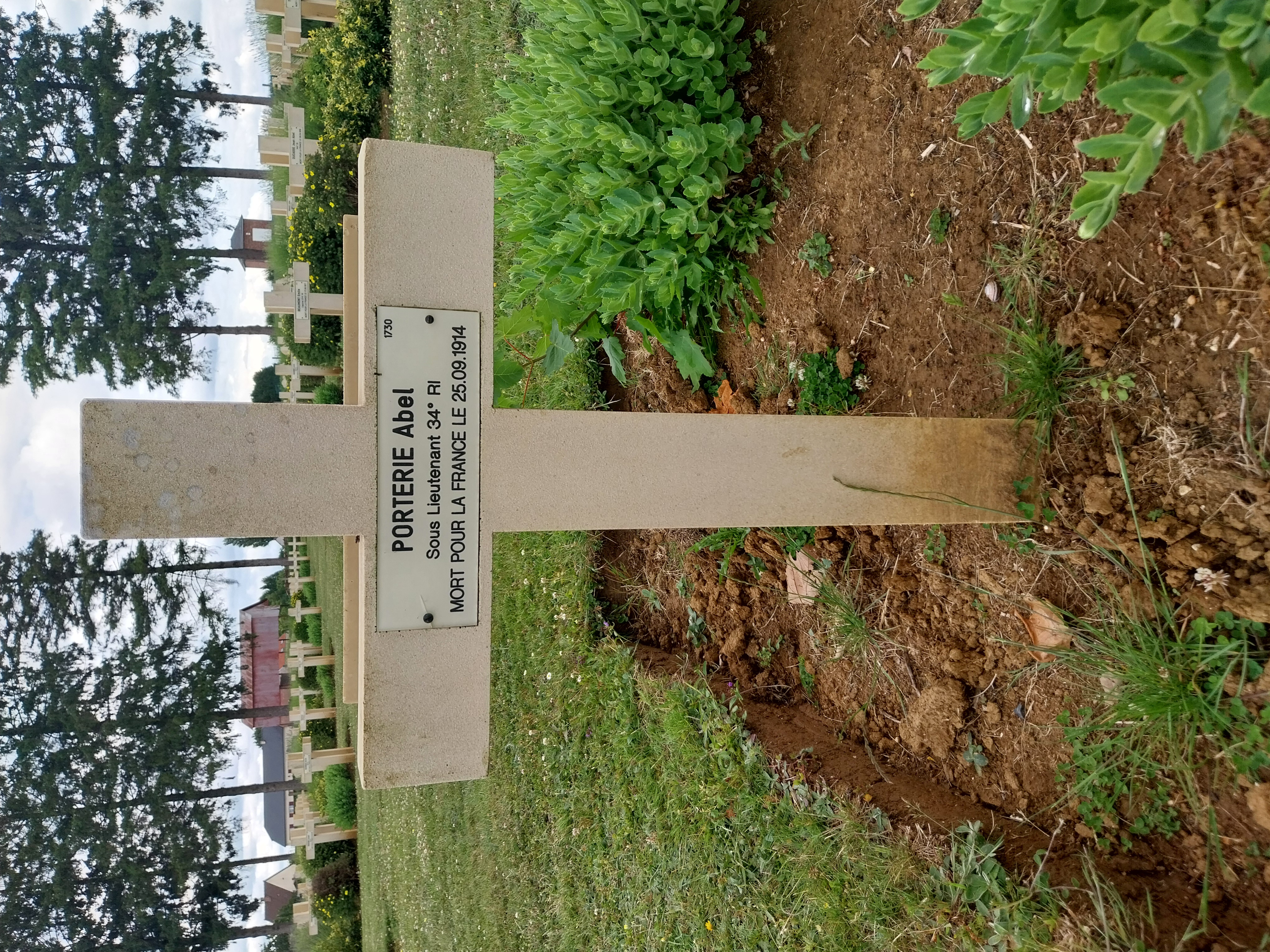 Sépulture PORTERIE Abel