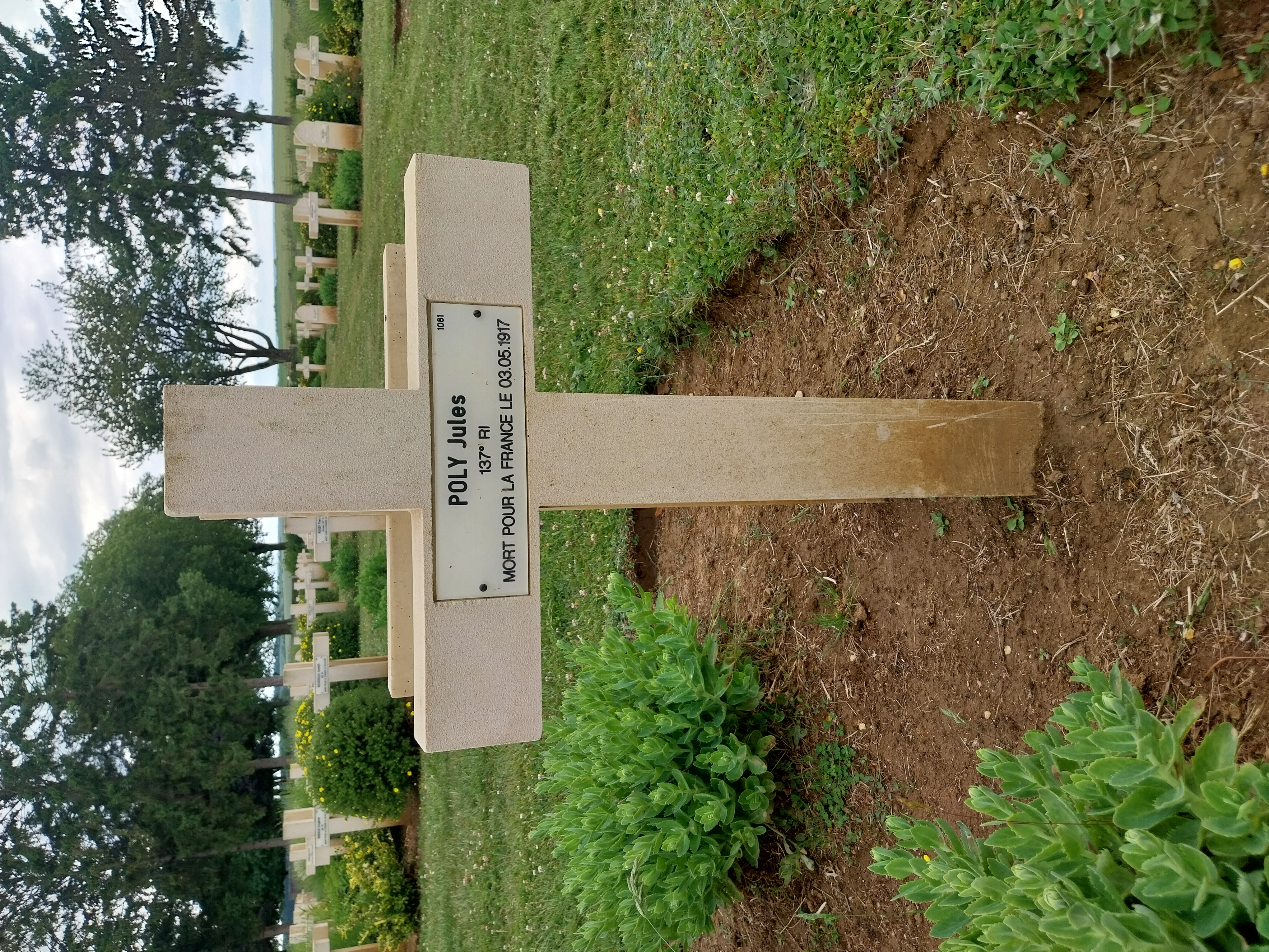 Sépulture POLY Jules Fernand