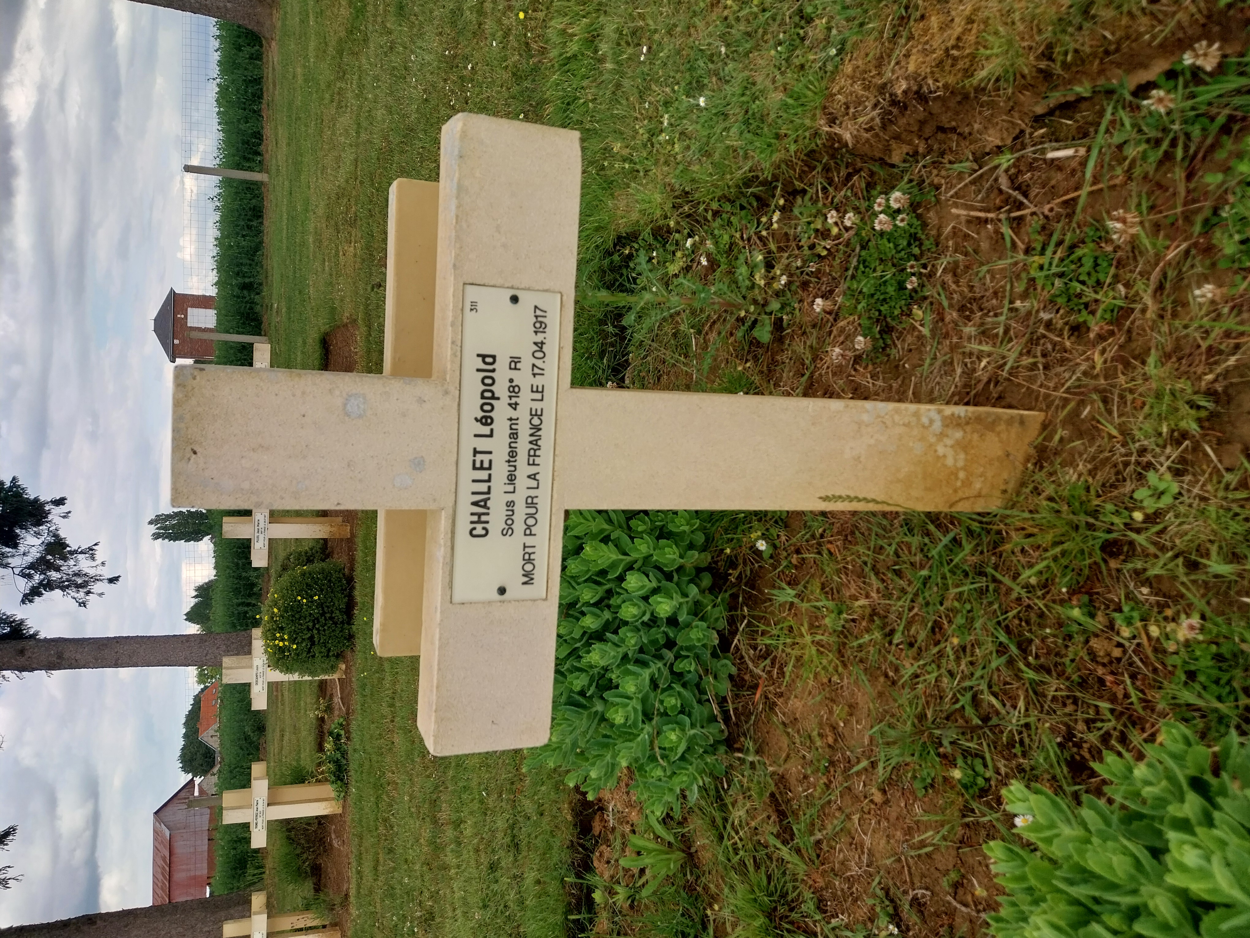 Sépulture CHALLET Léopold