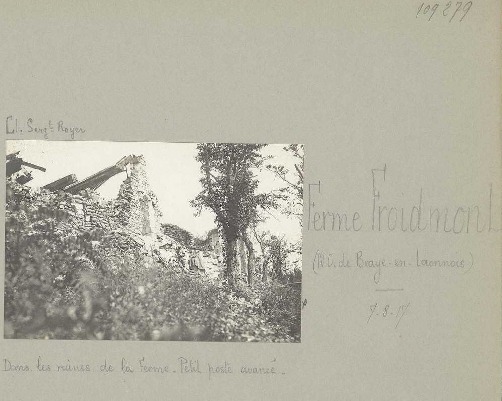 Ferme Froidmont - nord ouest de Braye en Laonnois