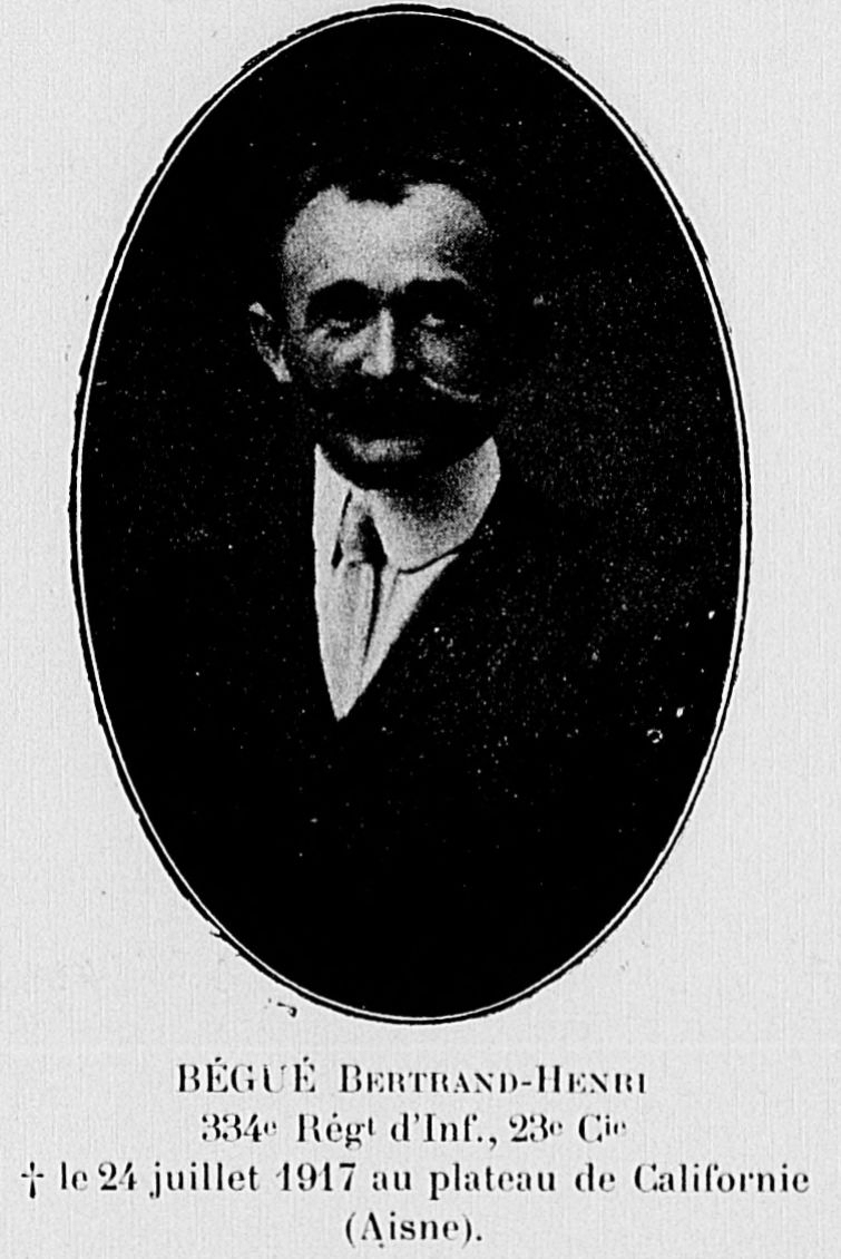 Bertrand Henri BEGUE Bertrand Henri BEGUE
