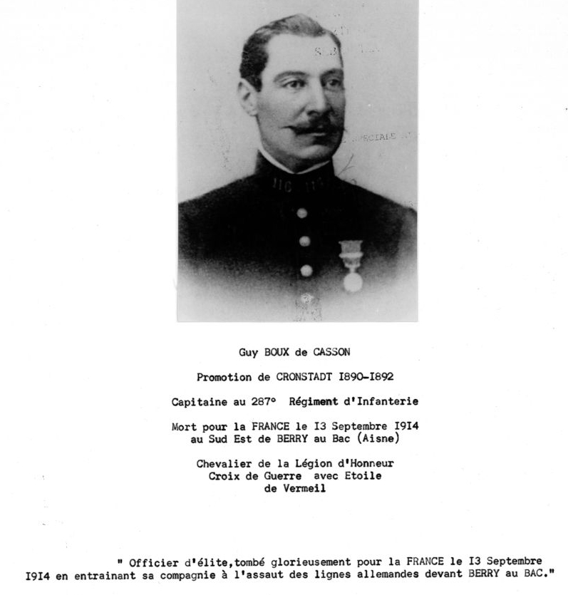 Guy Marie Edmond Joseph BOUX de CASSON