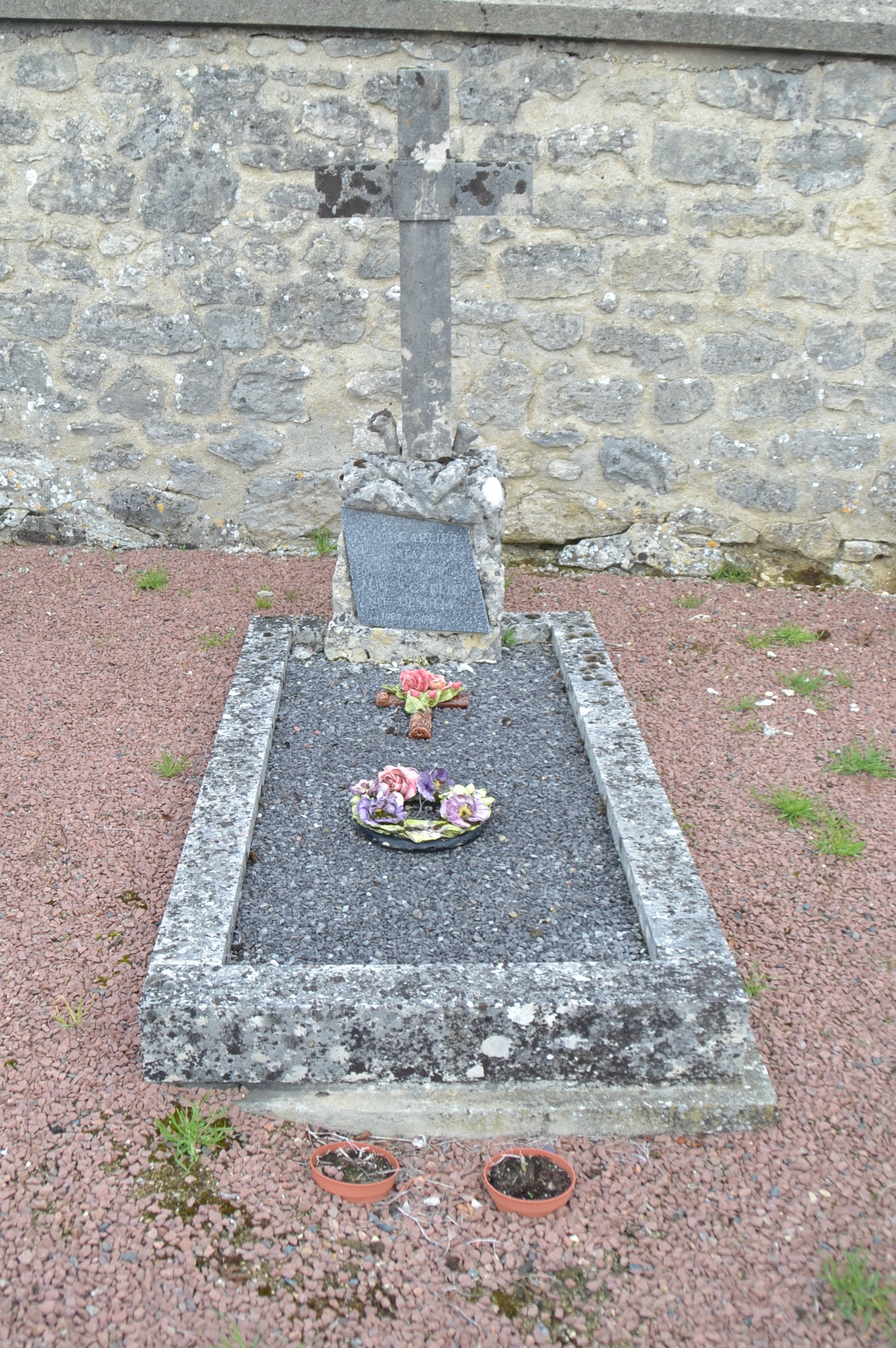 Carlier Marc Aimable sépulture à Terny Sorny (Aisne)