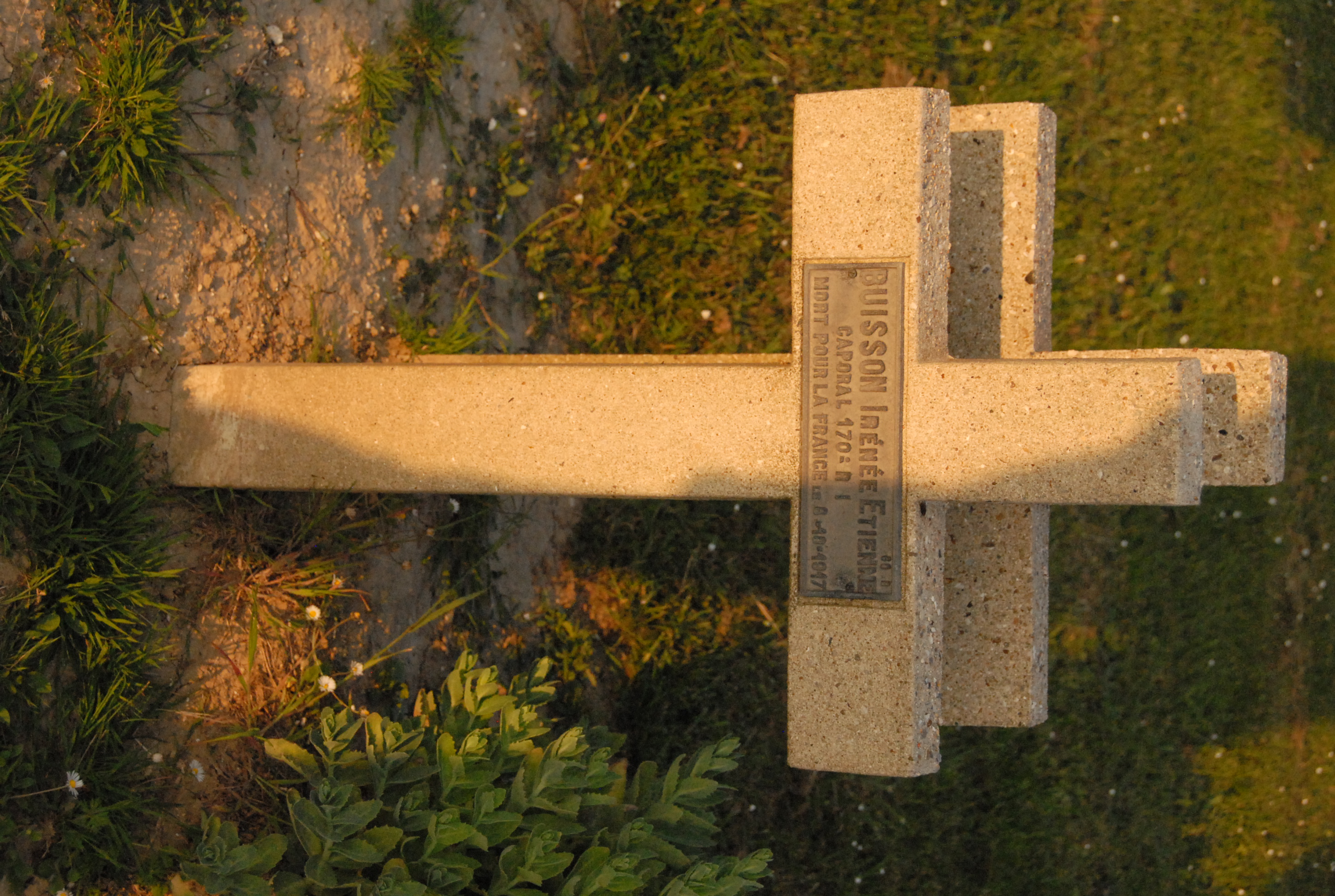 Sépulture BUISSON Irénée Etienne