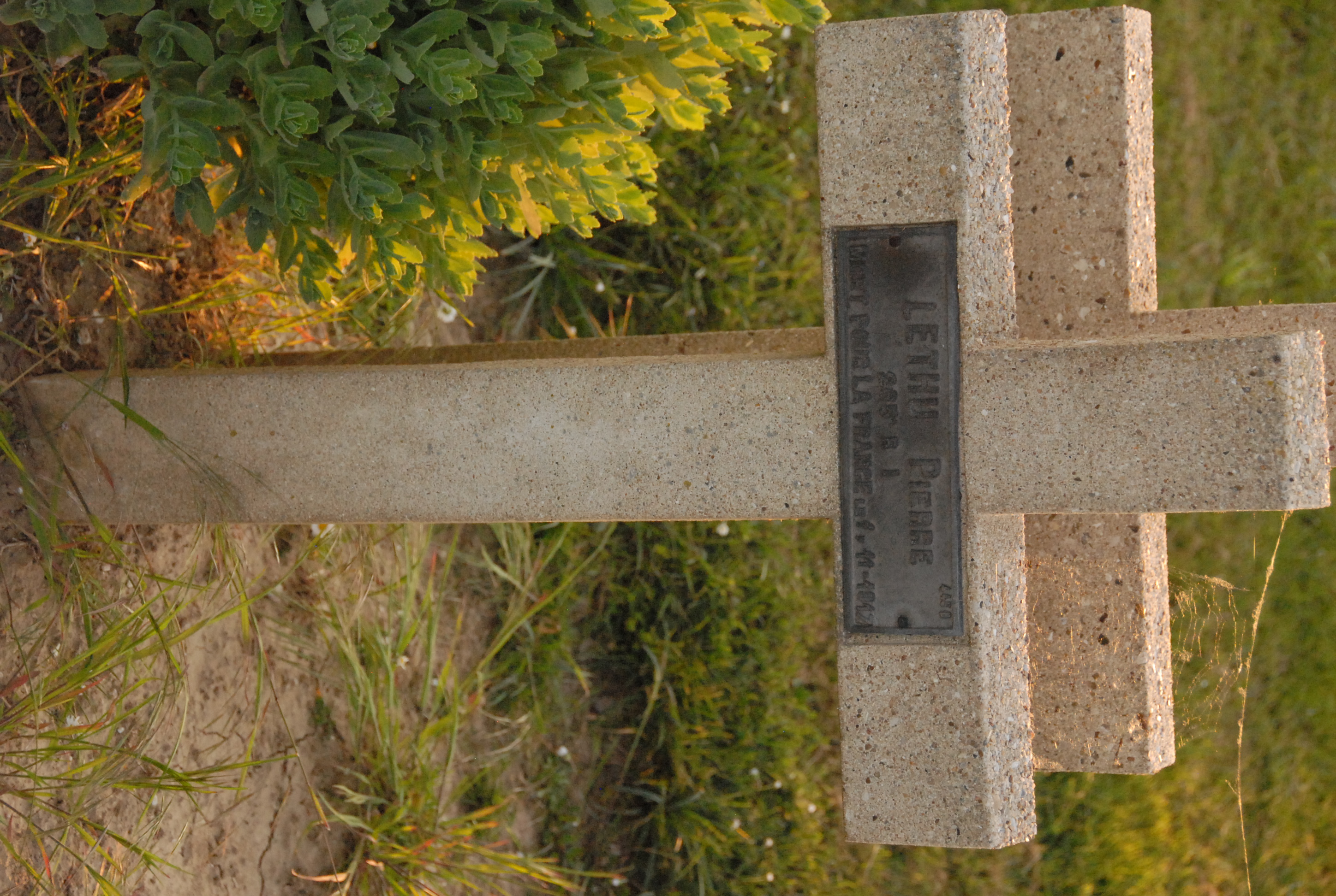 Sépulture LETHU Pierre Marie