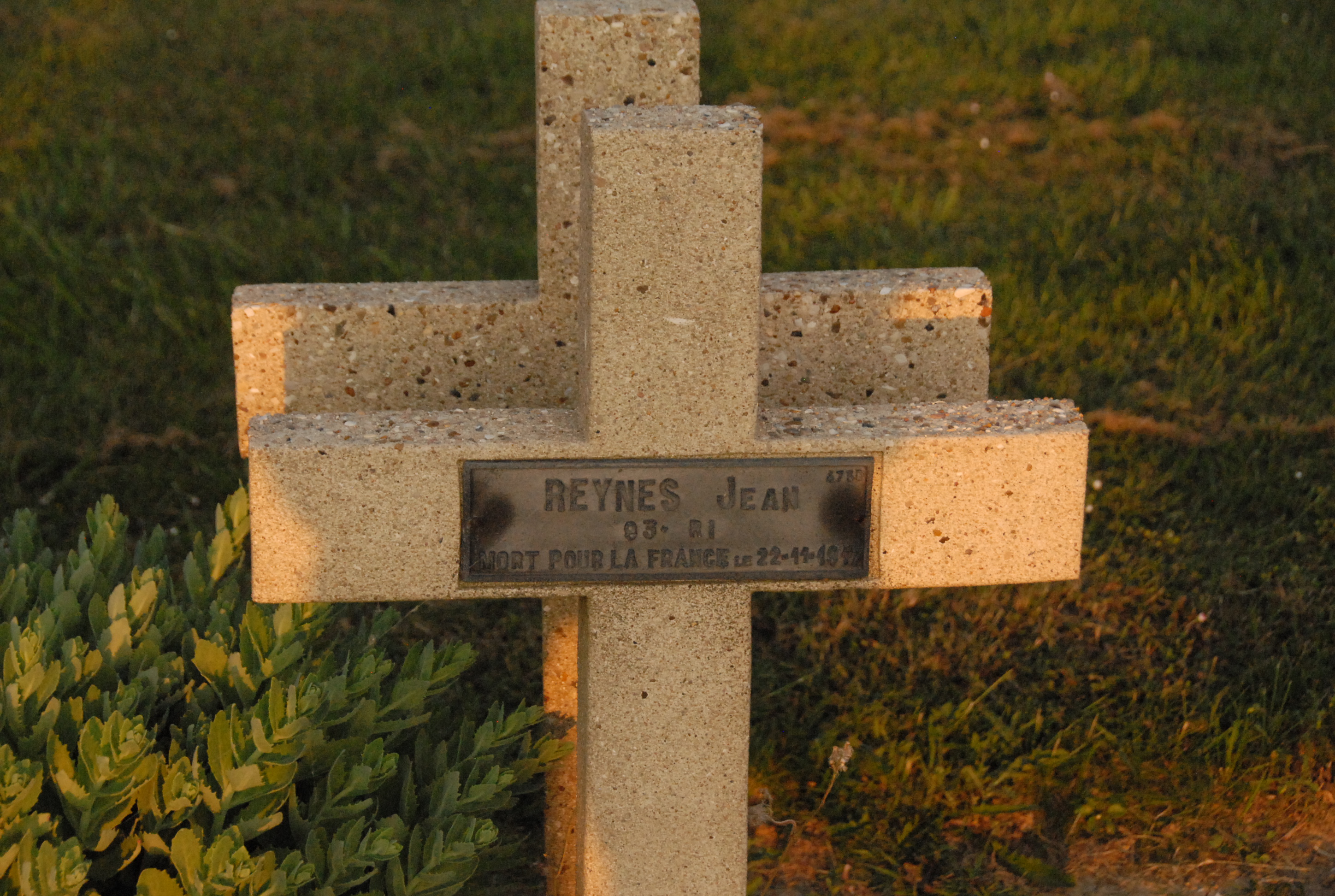 Sépulture REYNES Jean