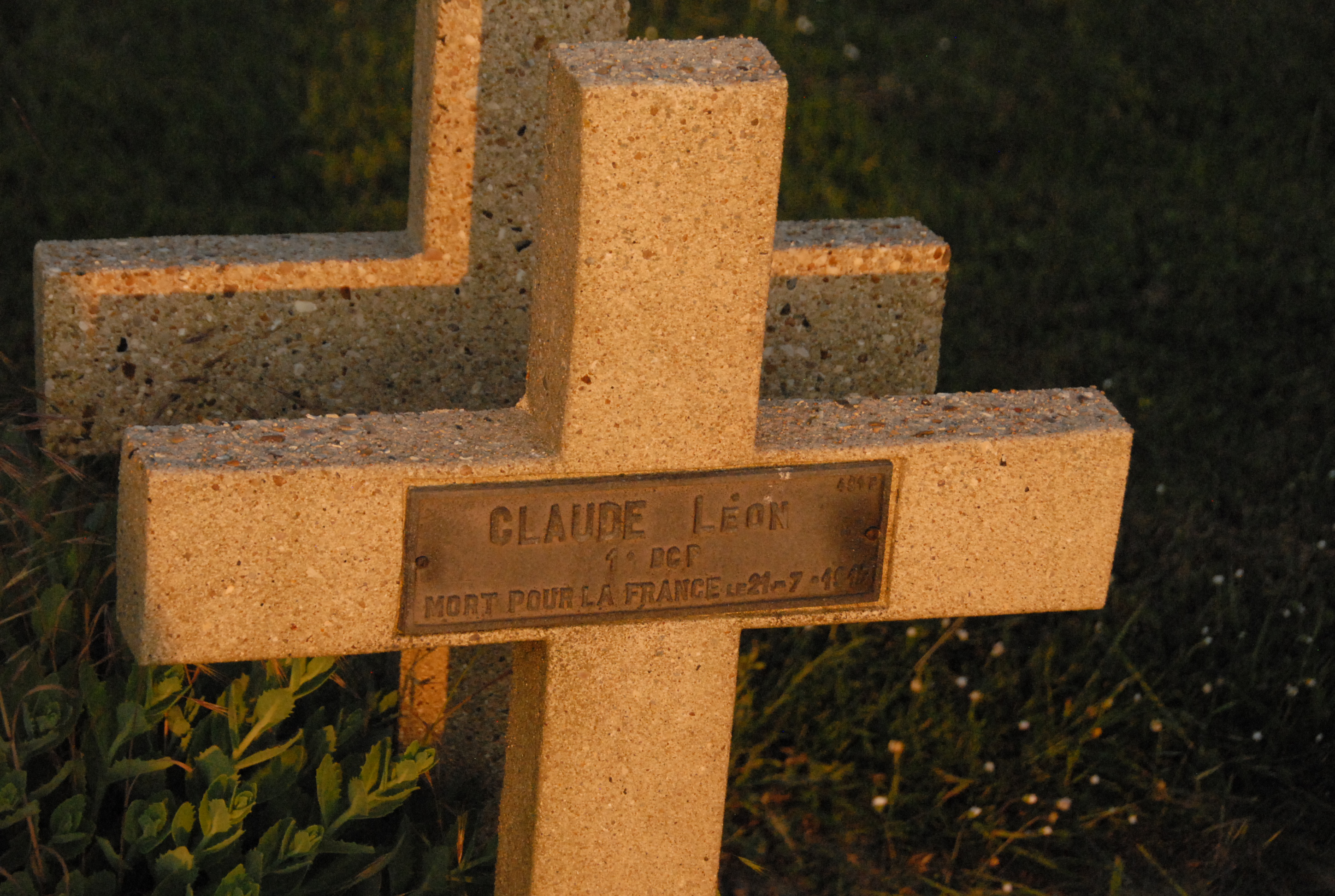 Sépulture CLAUDE Léon Georges