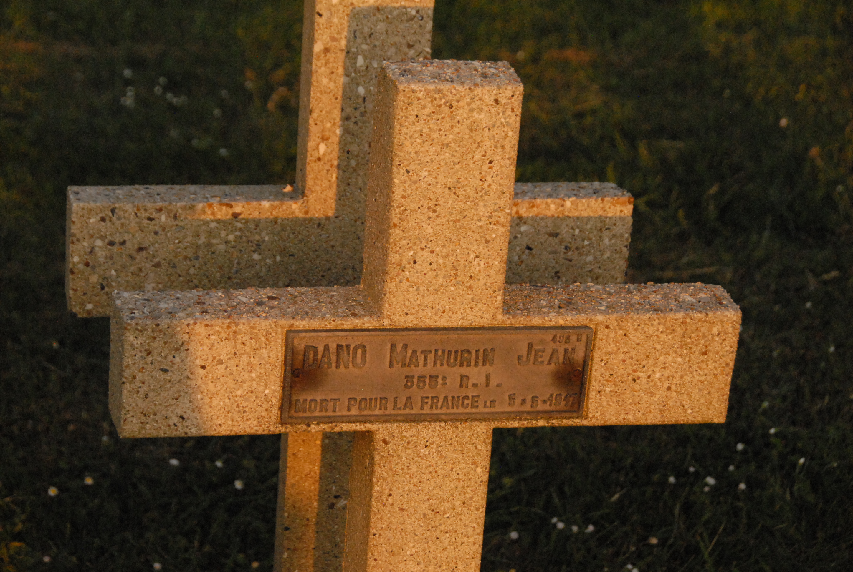 Sépulture DANO Mathurin Jean Louis Célestin Joseph Marie