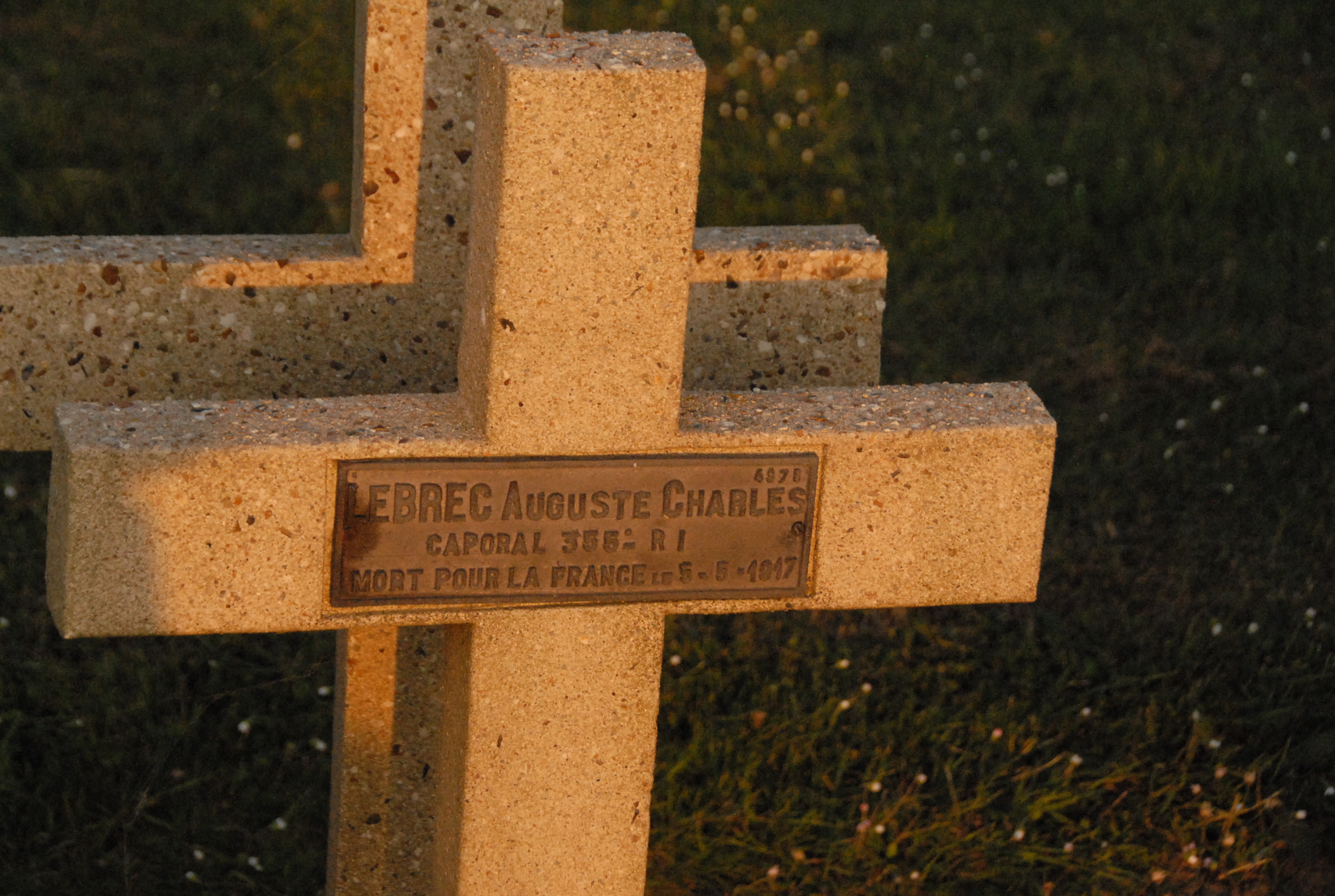 Sépulture LEBREC Auguste Charles