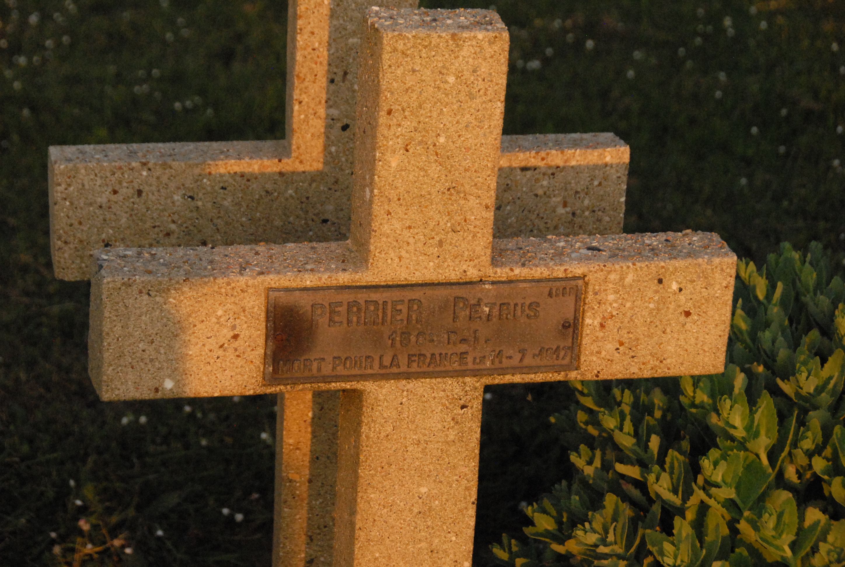 Sépulture PERRIER Pétrus Francisce