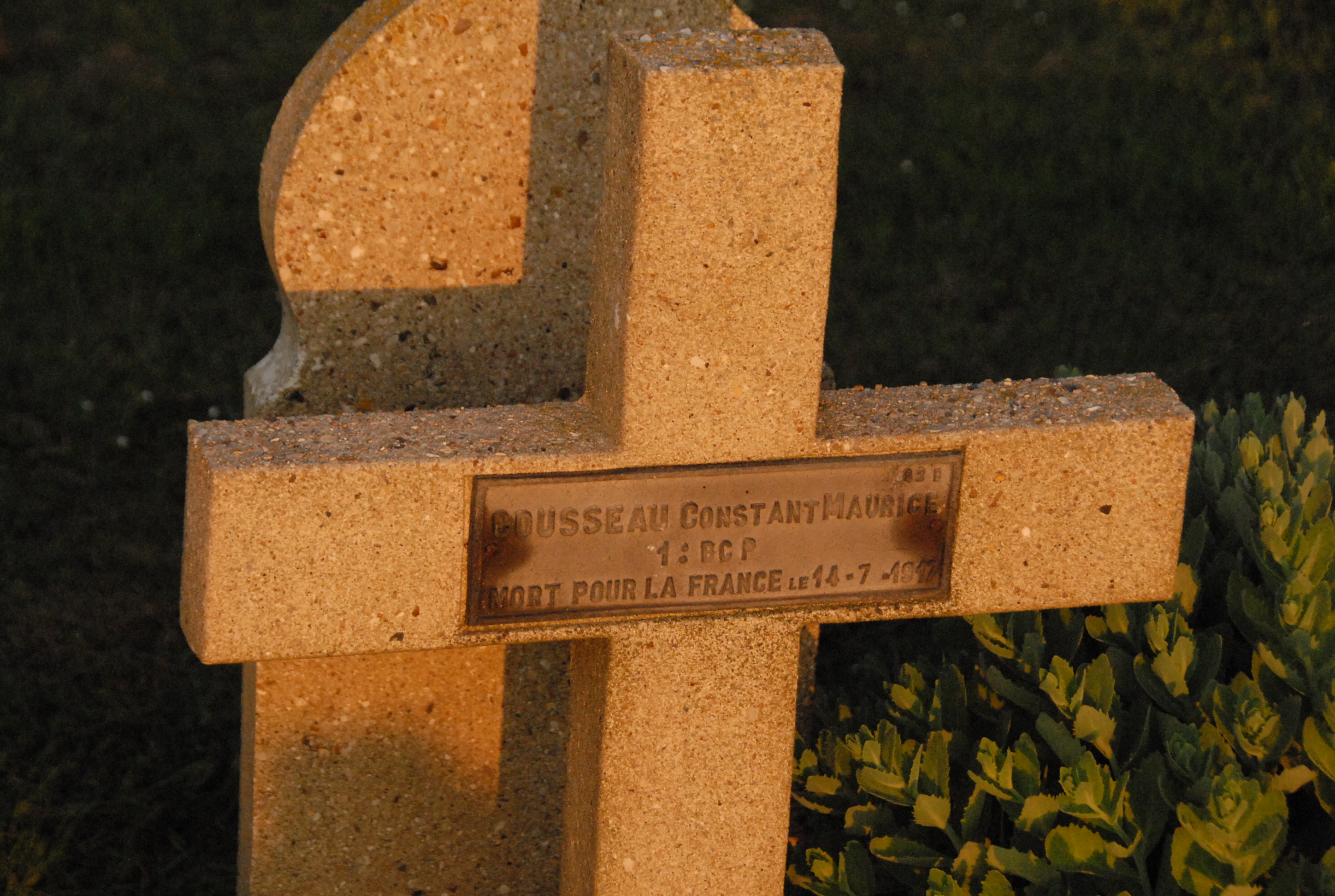 Sépulture COUSSEAU Constant Maurice Joseph