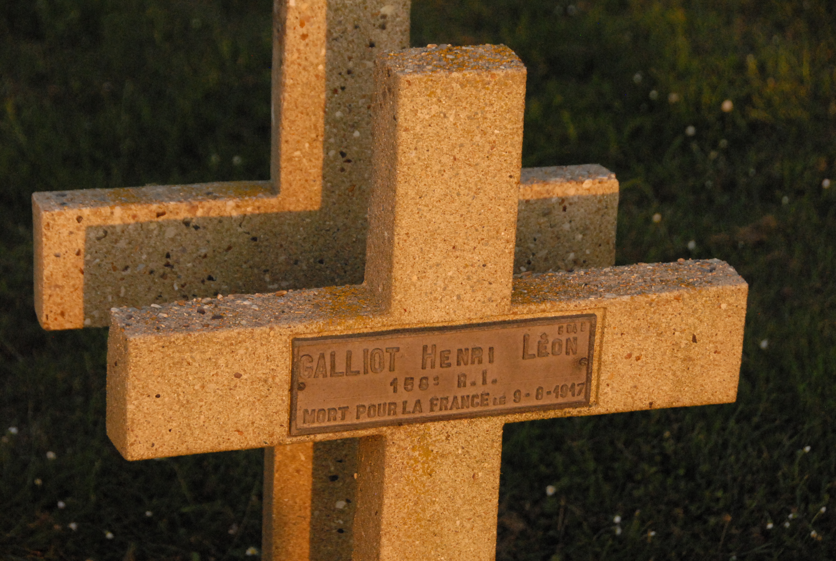 Sépulture GALLIOT Henri Léon Joseph