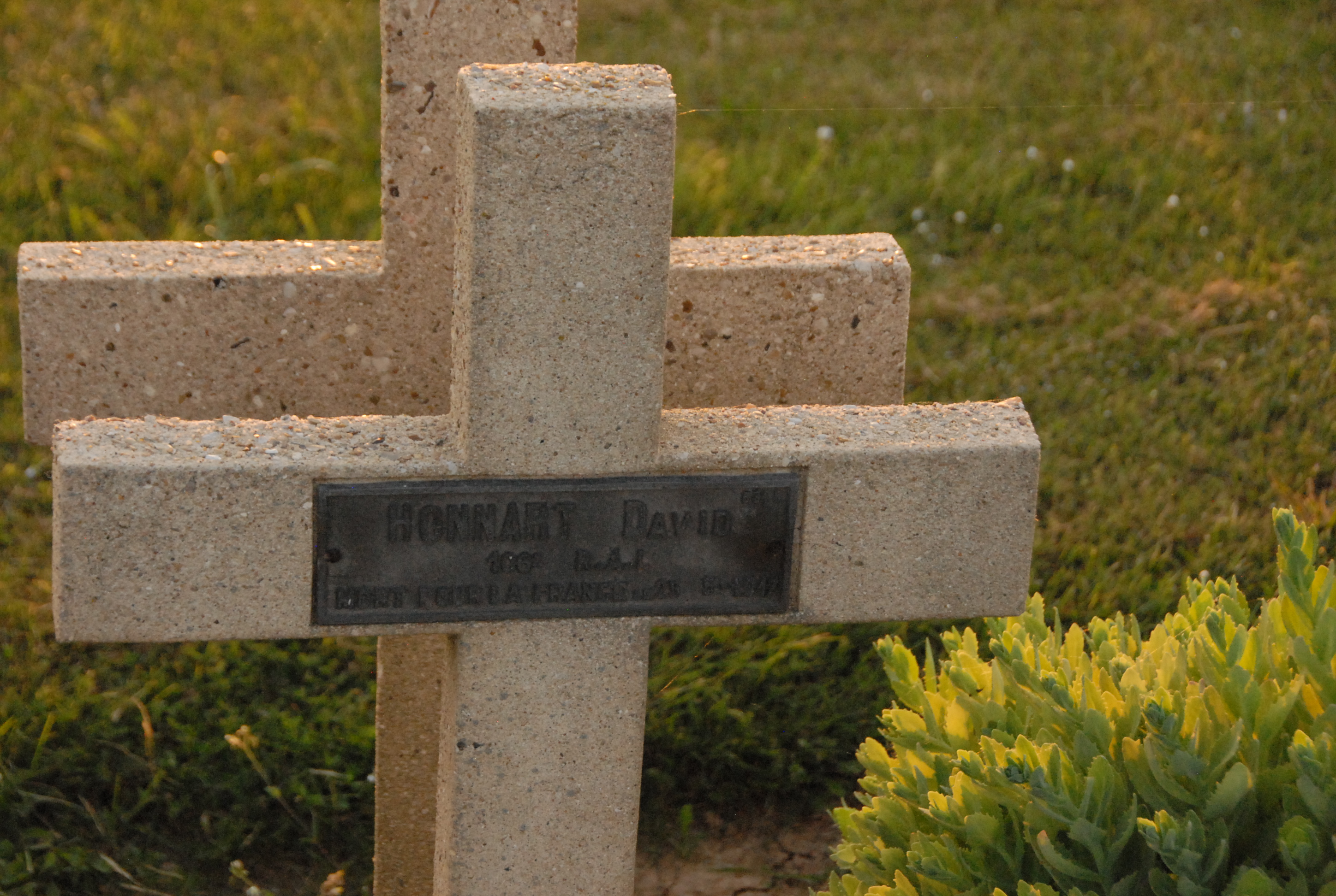 Sépulture soldat HONNART David Louis Joseph