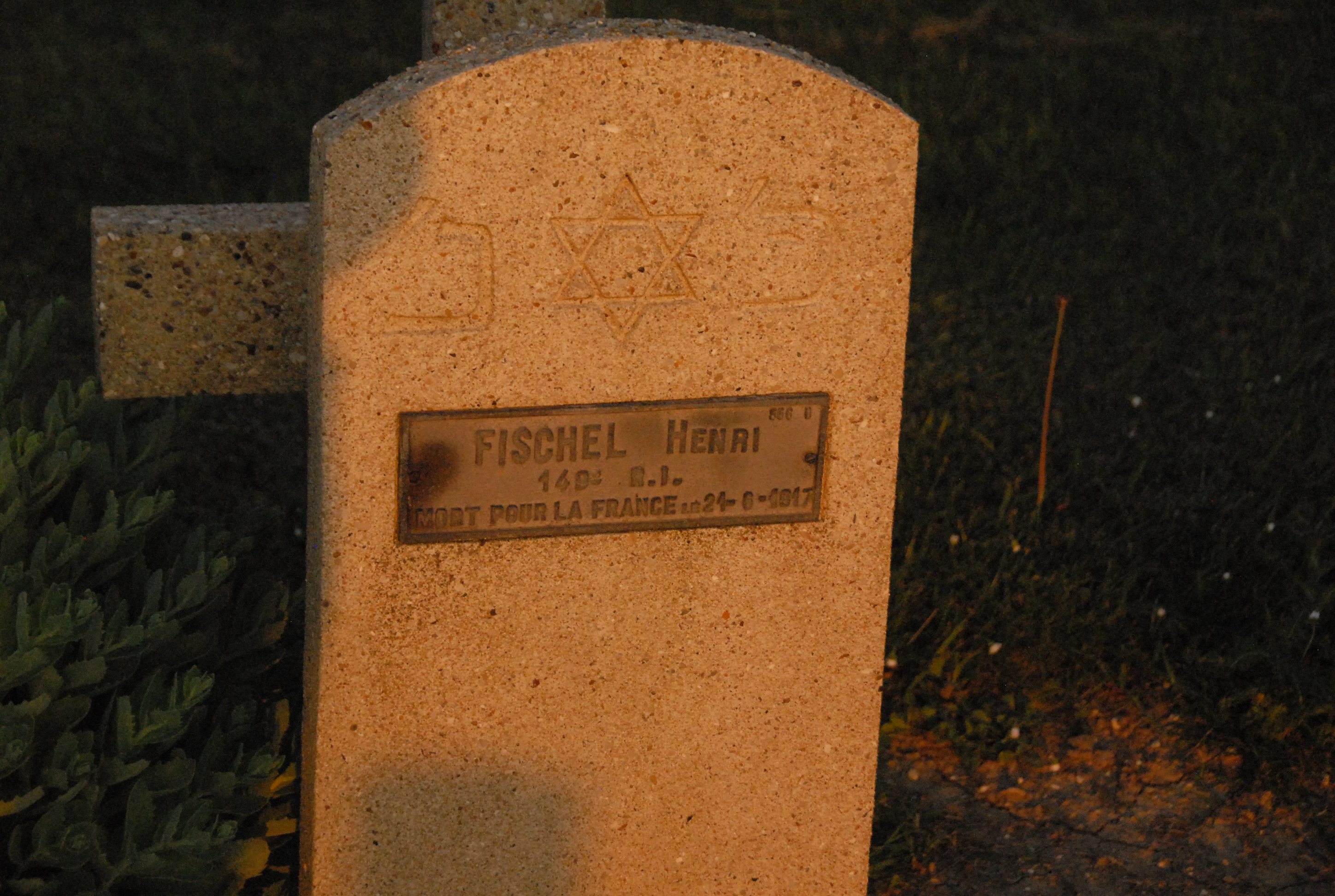 Sépulture soldat FISCHEL Henri