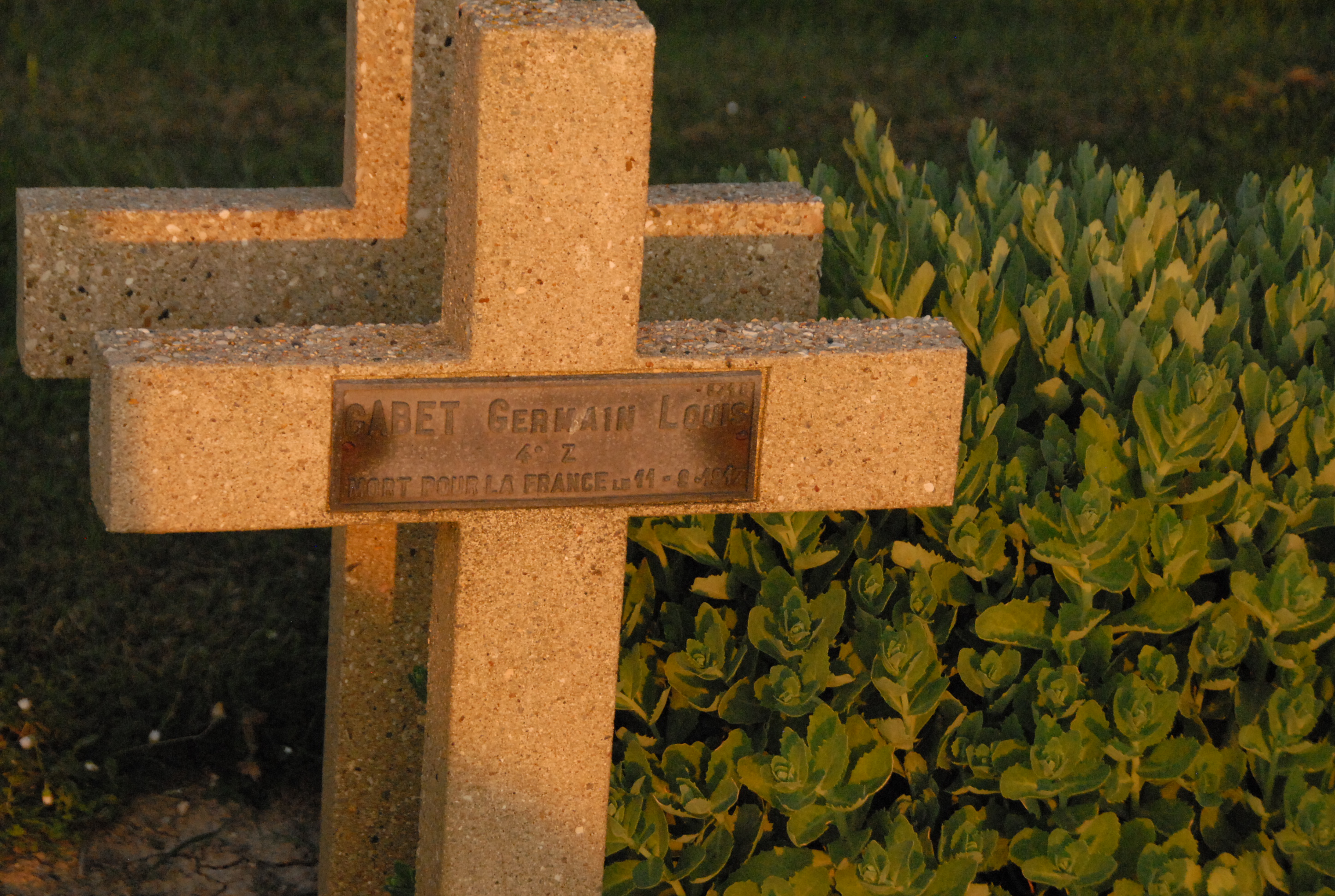 Sépulture GABET Germain Louis