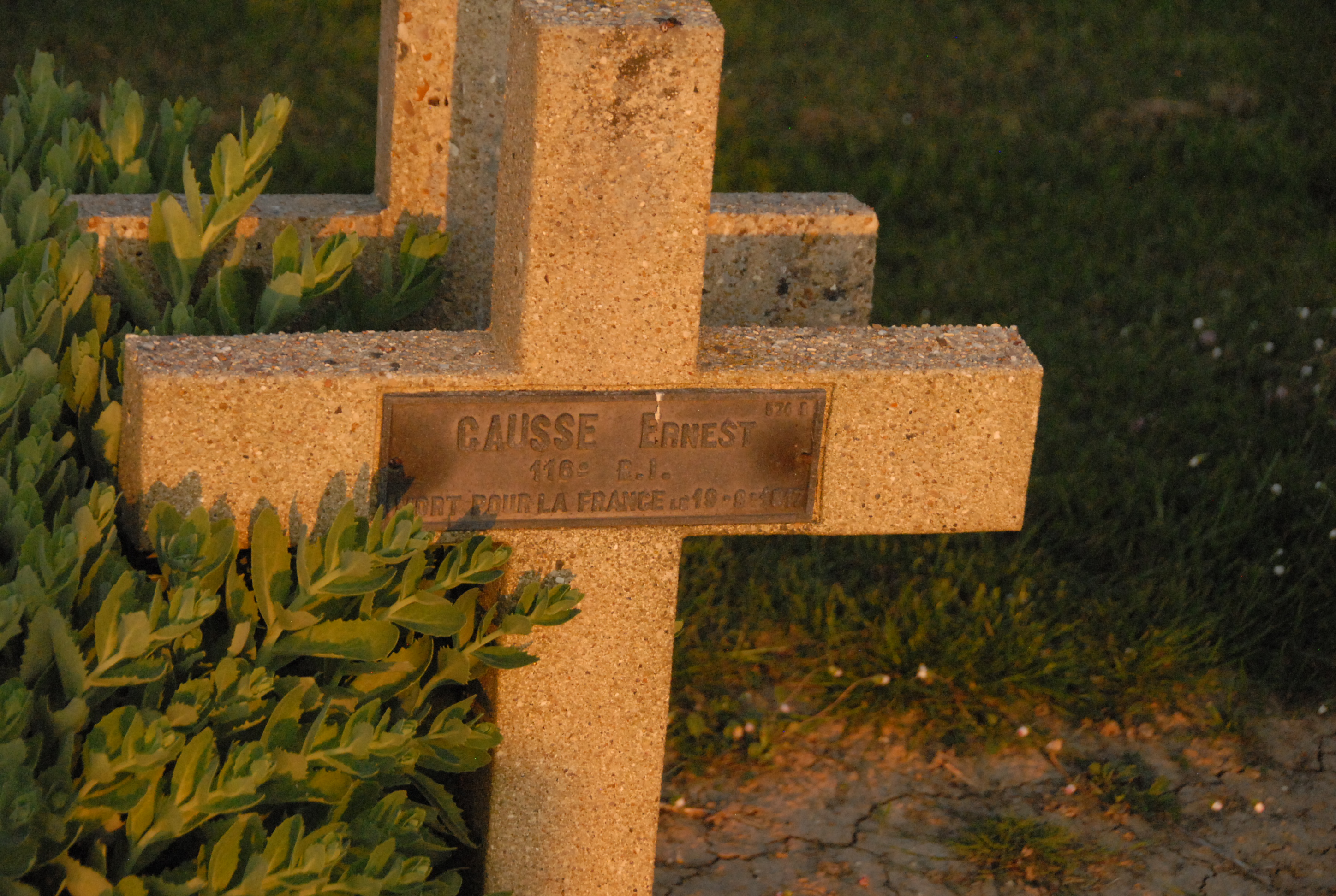 Sépulture CAUSSE Ernest Elie Hervé