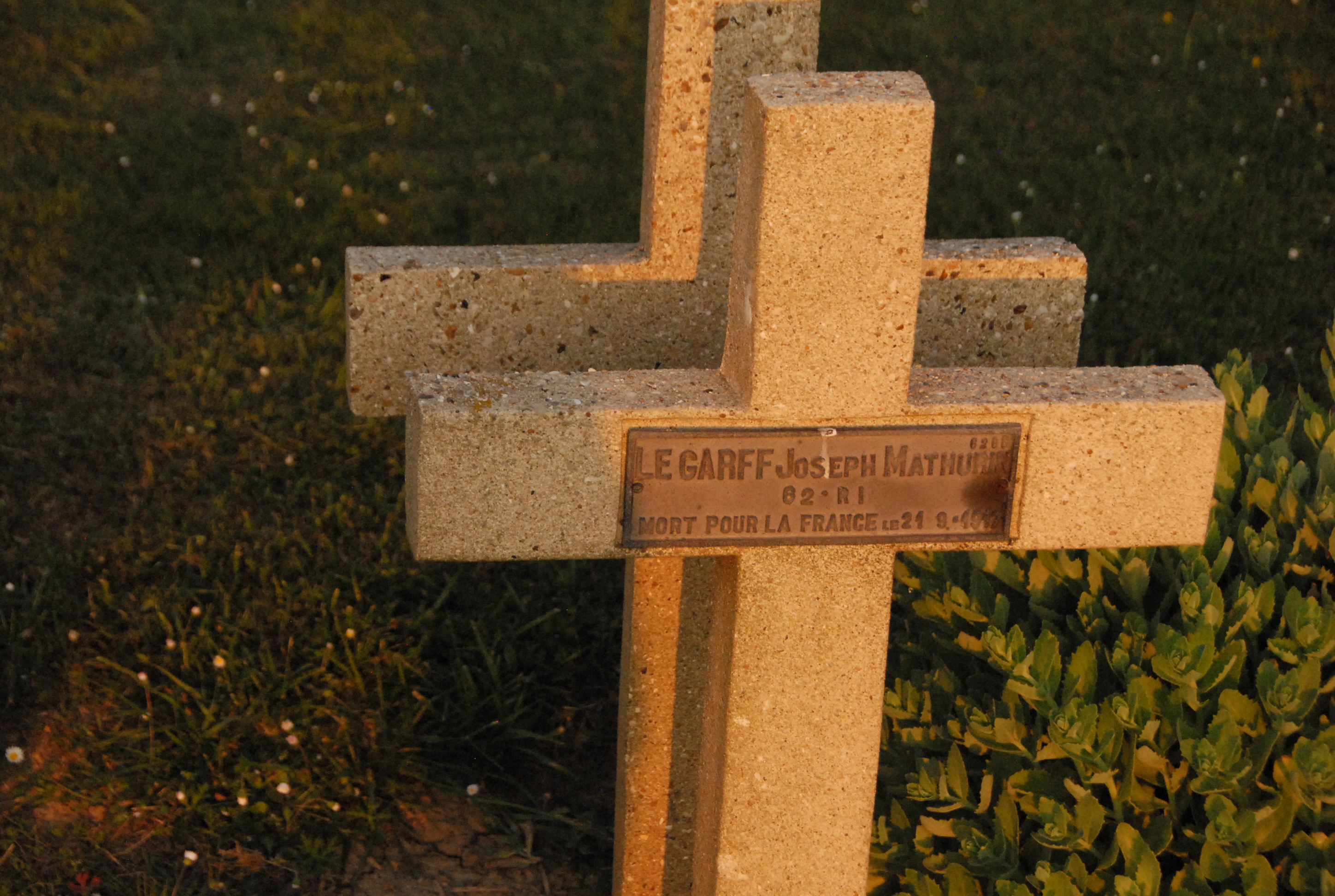 Sépulture LE GARFF Joseph Mathurin Marie