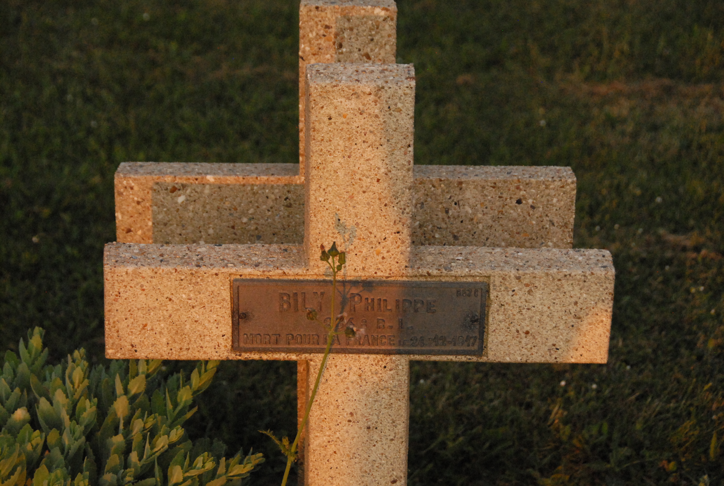 Sépulture BILY Philippe Julien Marie