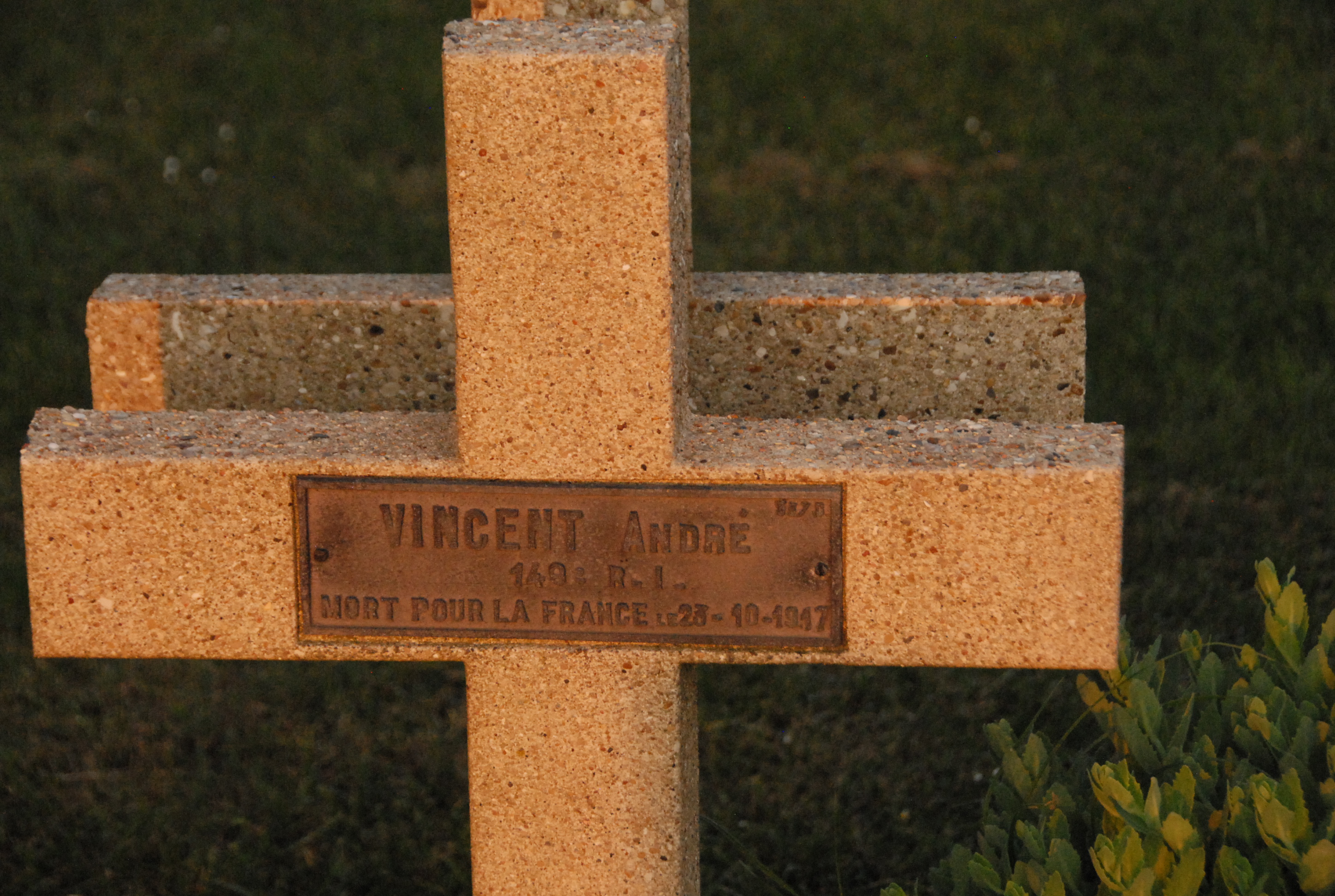 Sépulture VINCENT André