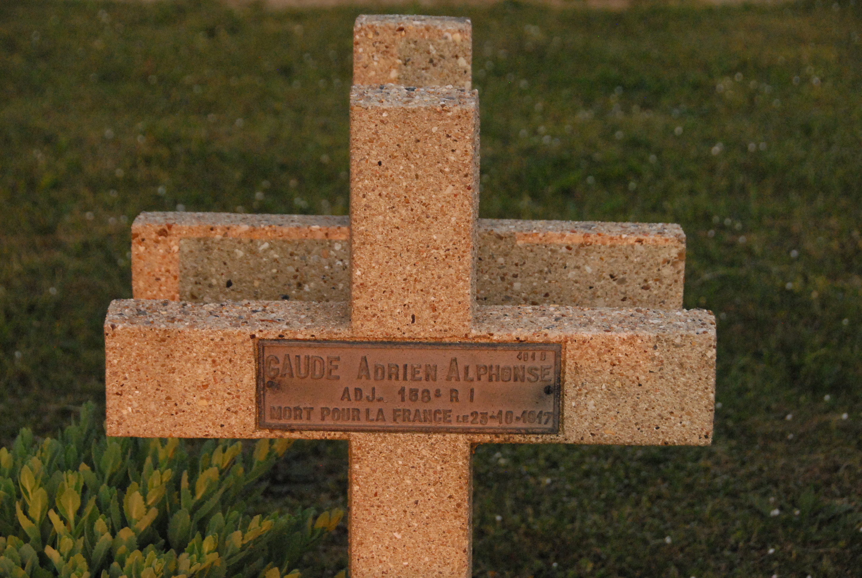 Sépulture GAUDE Adrien Alphonse