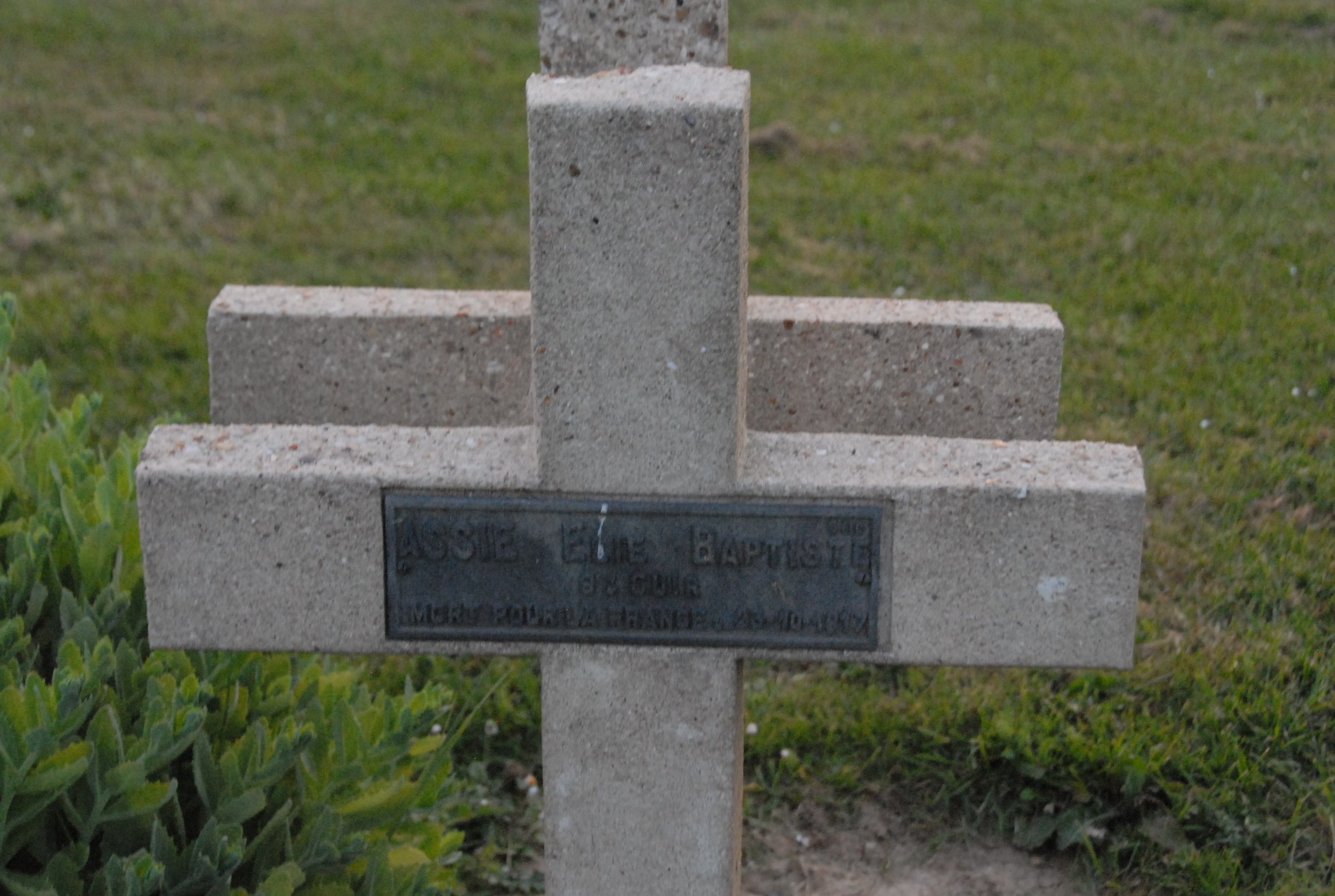 Sépulture ASSIE Elie Baptiste