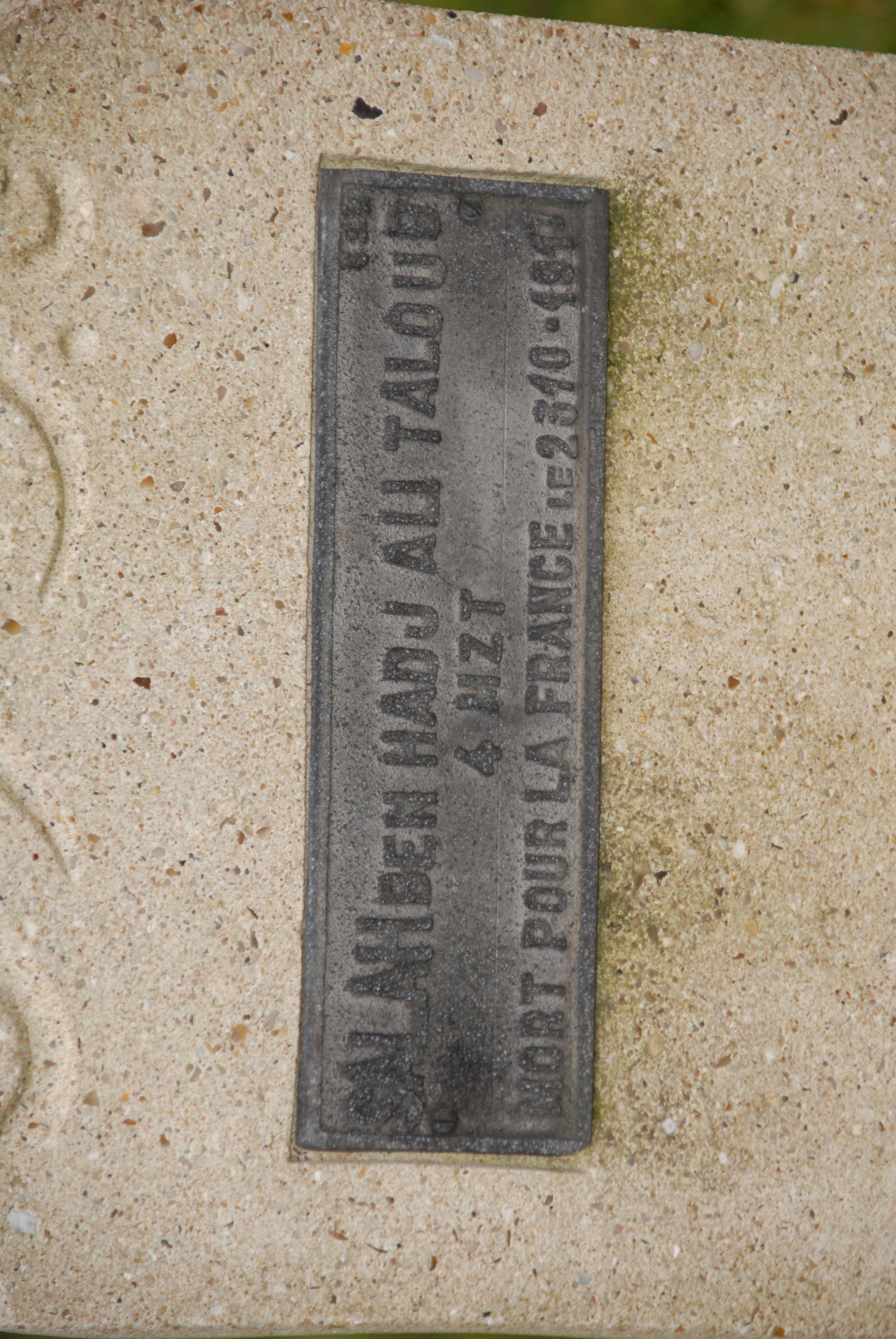 Sépulture SALAH BEN HADJ ALI Falhoub