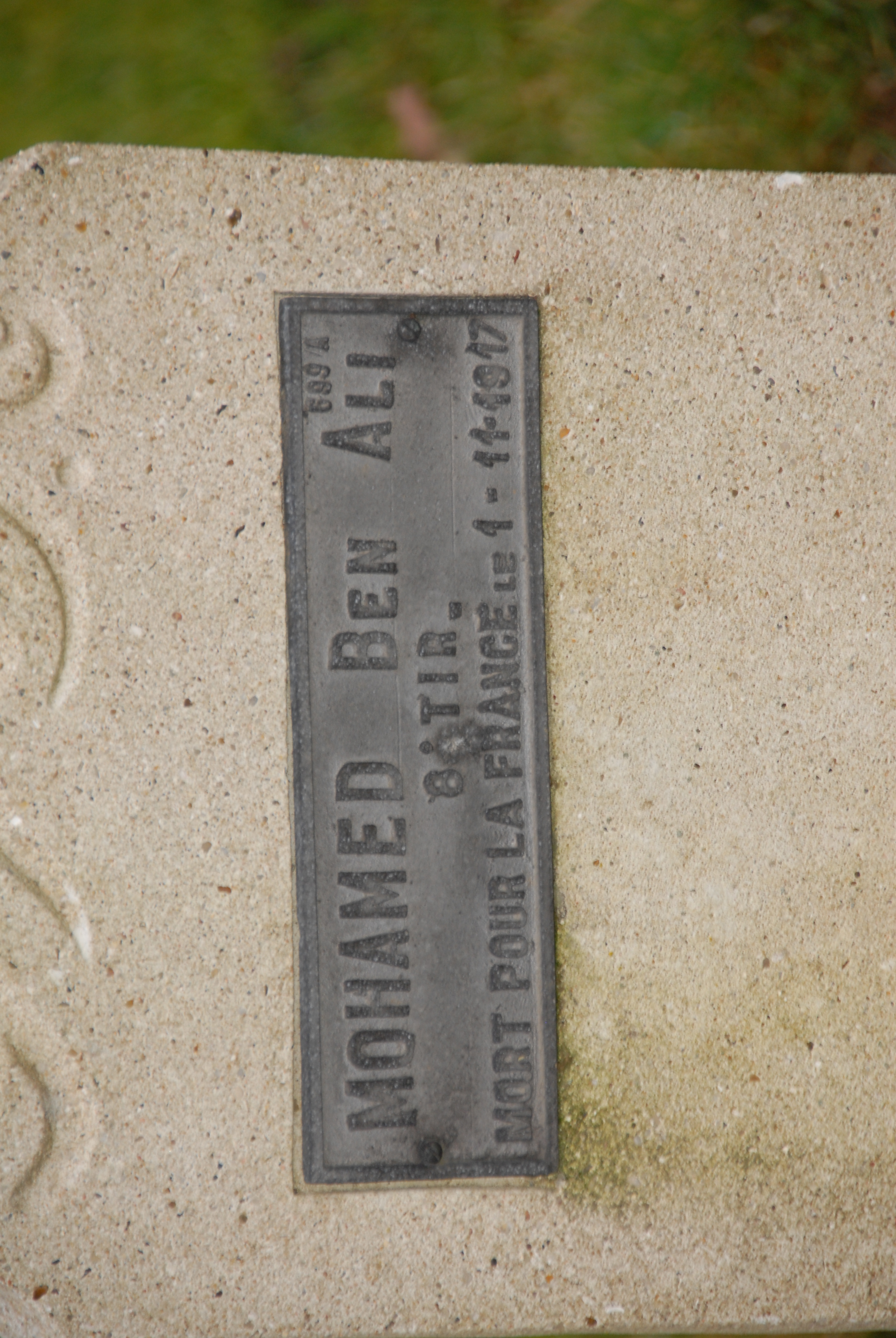 Sépulture MOHAMED Ben Ali