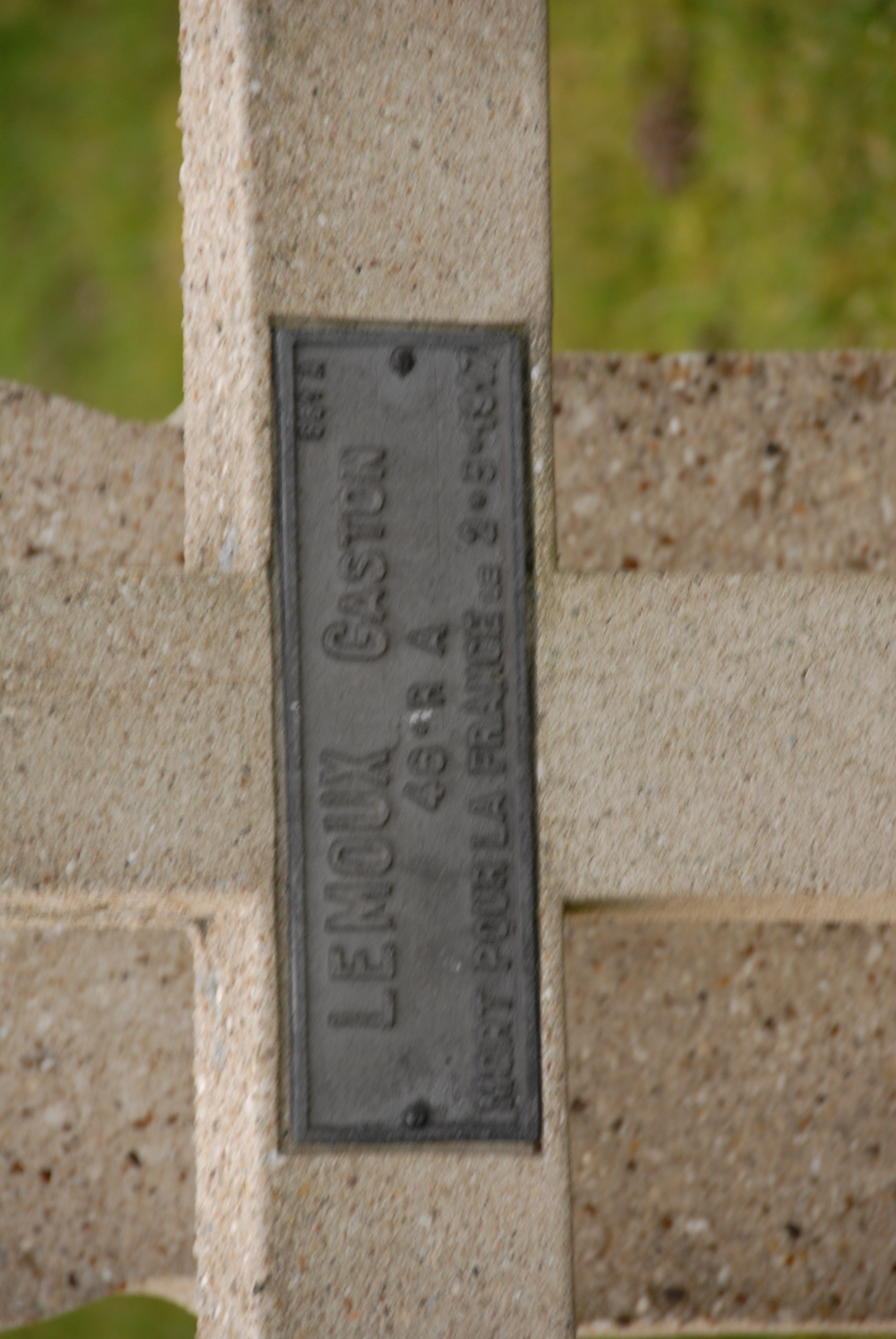 Sépulture LEMOUX Gaston Eugène