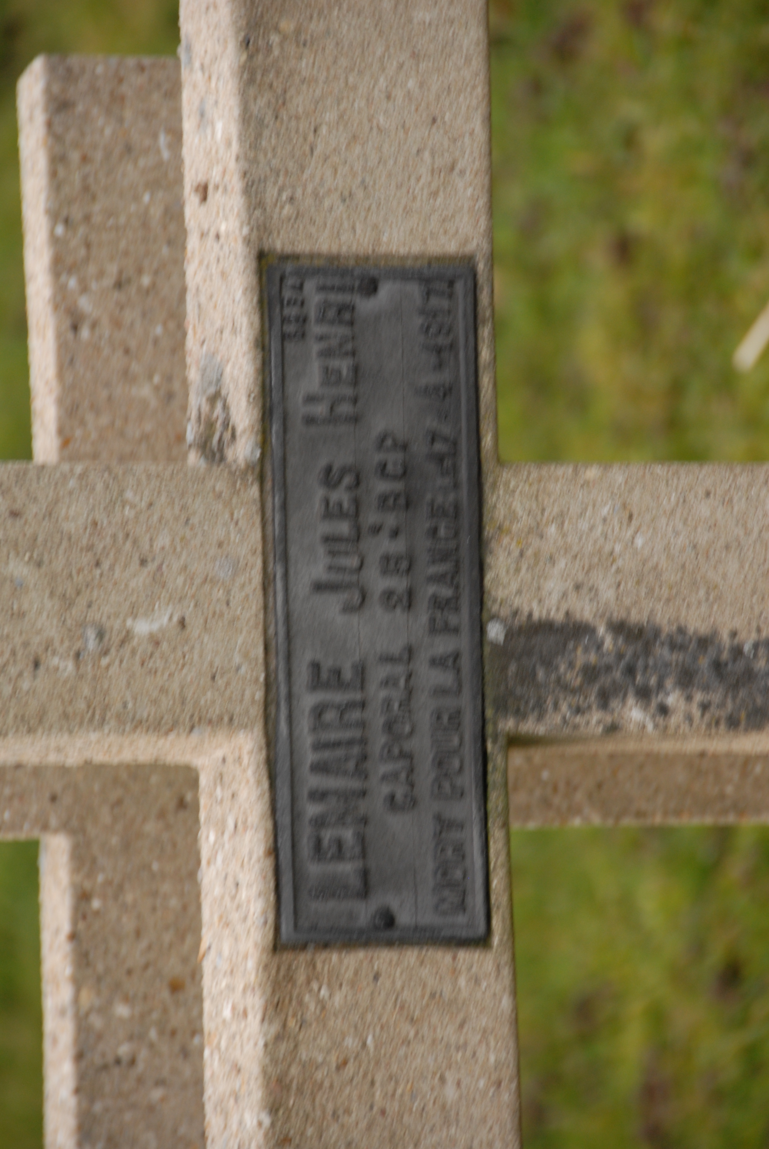 Sépulture LEMAIRE Jules Henri