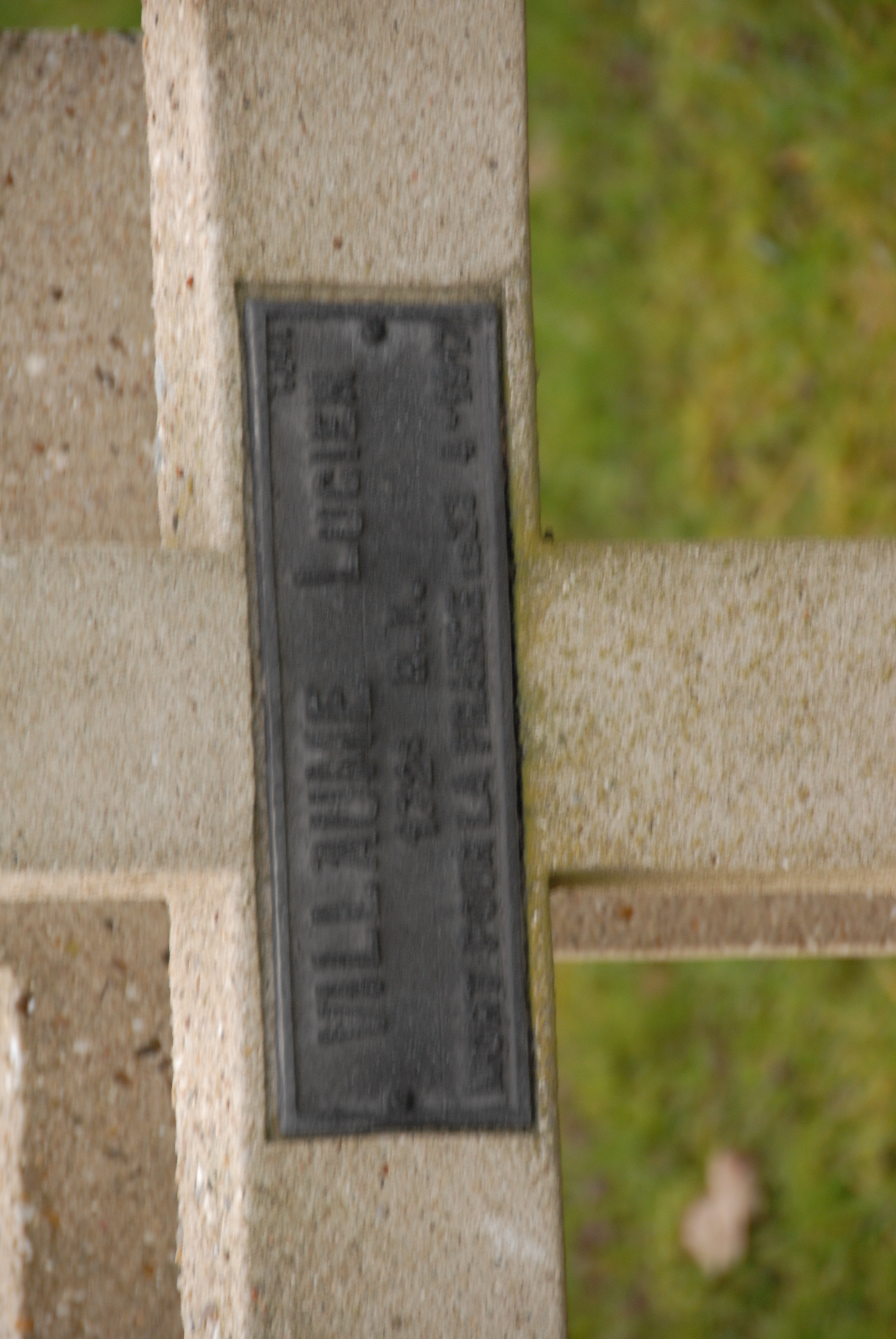 Sépulture VILLAUME Lucien Eugène