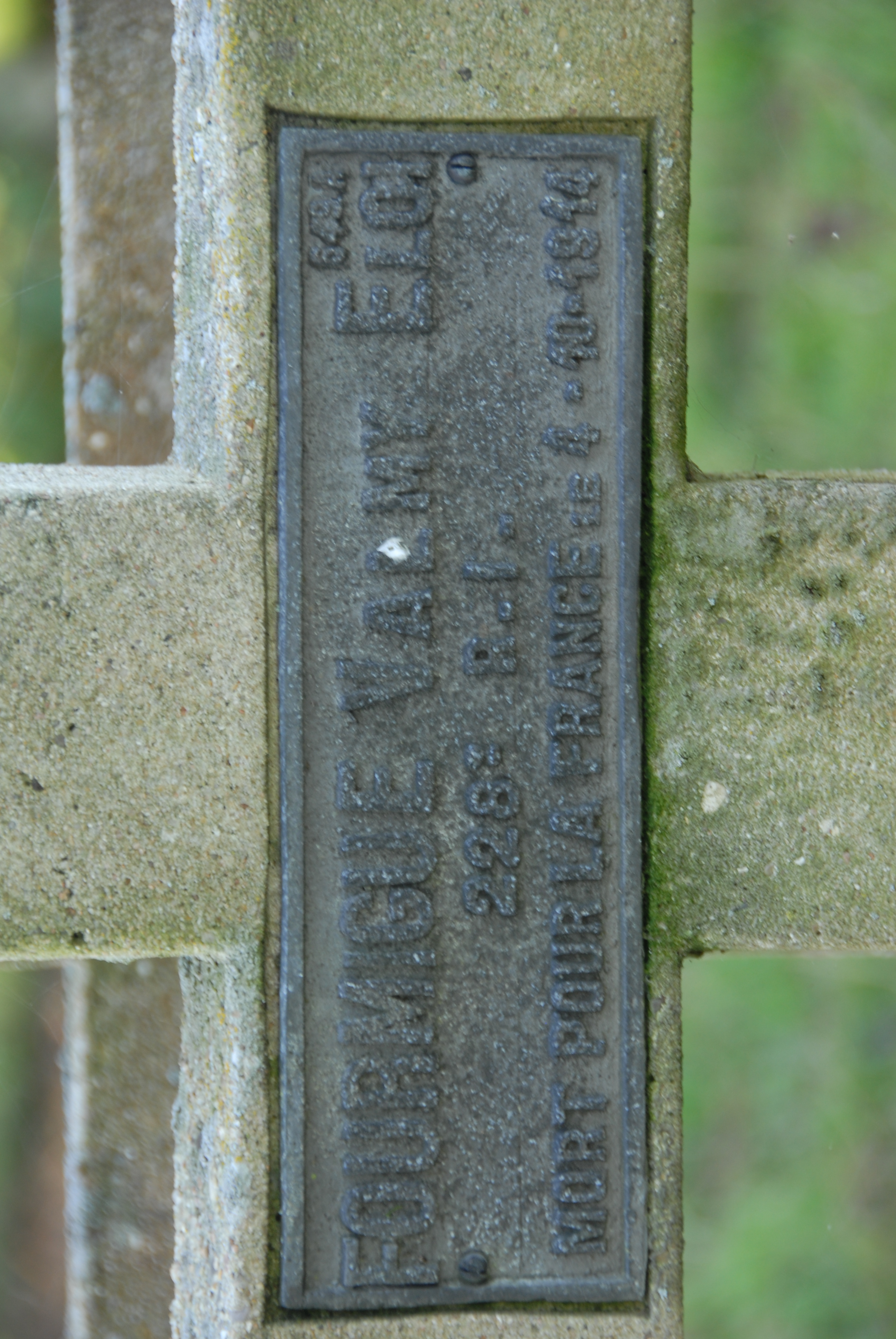 Sépulture FOURMIGUE Valmy Eloi Jean Baptiste