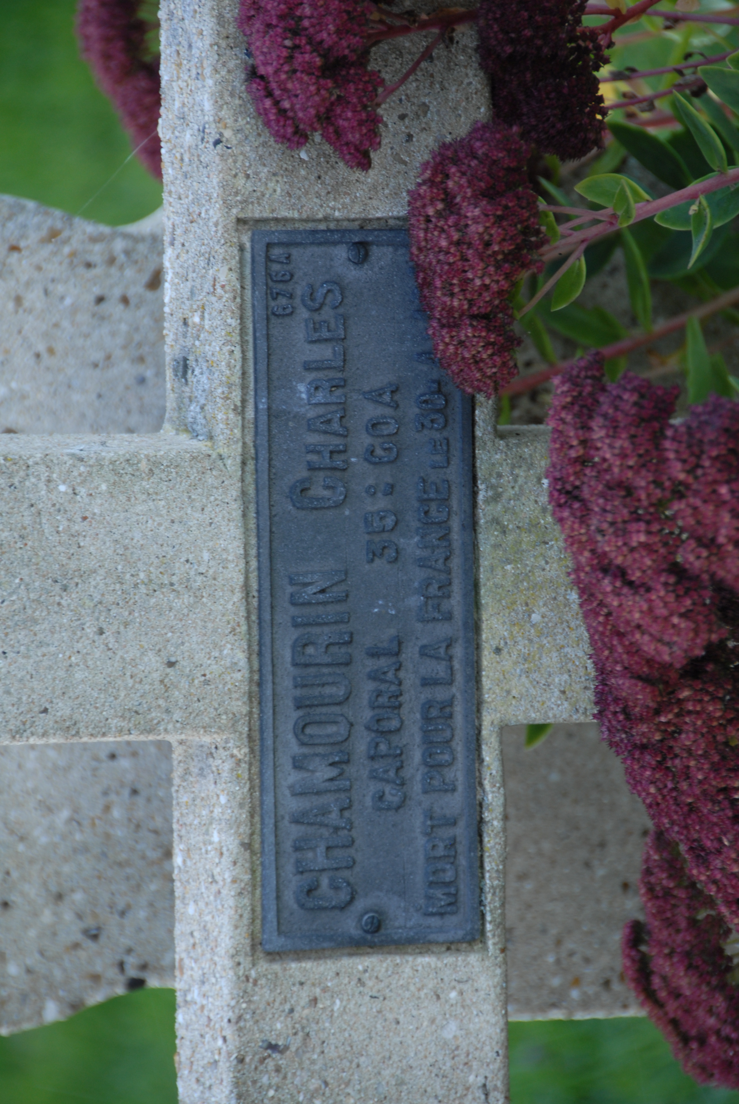 Sépulture CHAMOURIN Charles Arthur