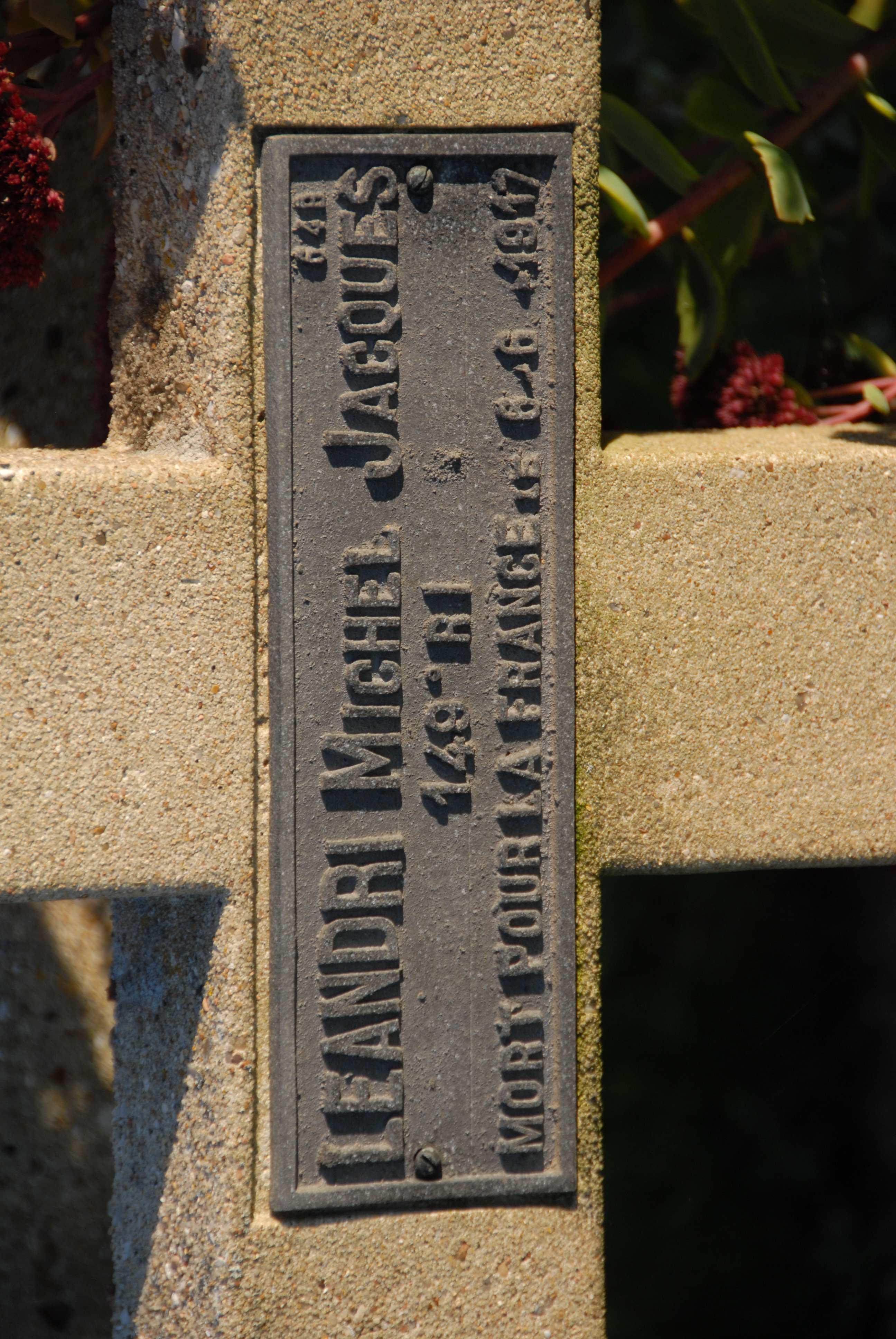 Sépulture LEANDRI Michel Jacques Philippe