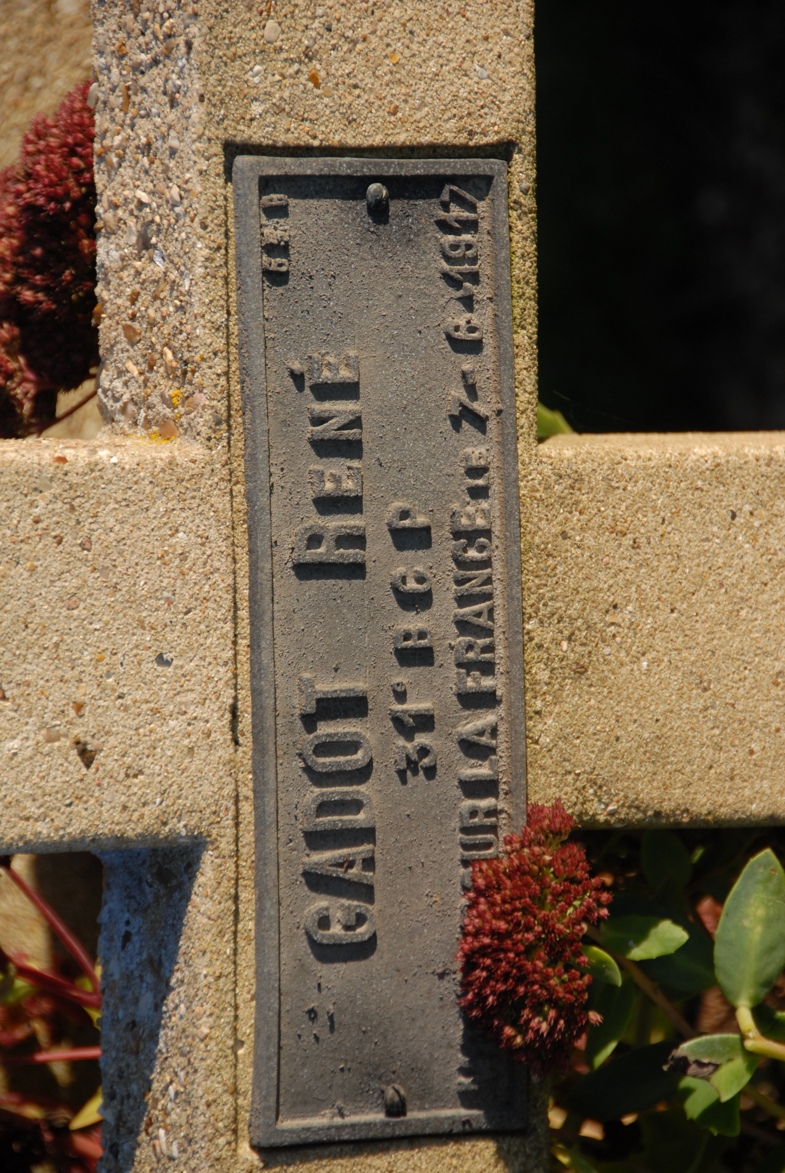 Sépulture GADOT René Martin