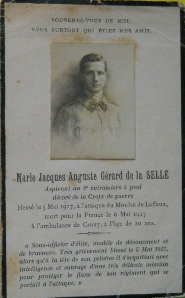  DE LA SELLE Marie Jacques Auguste Gérard