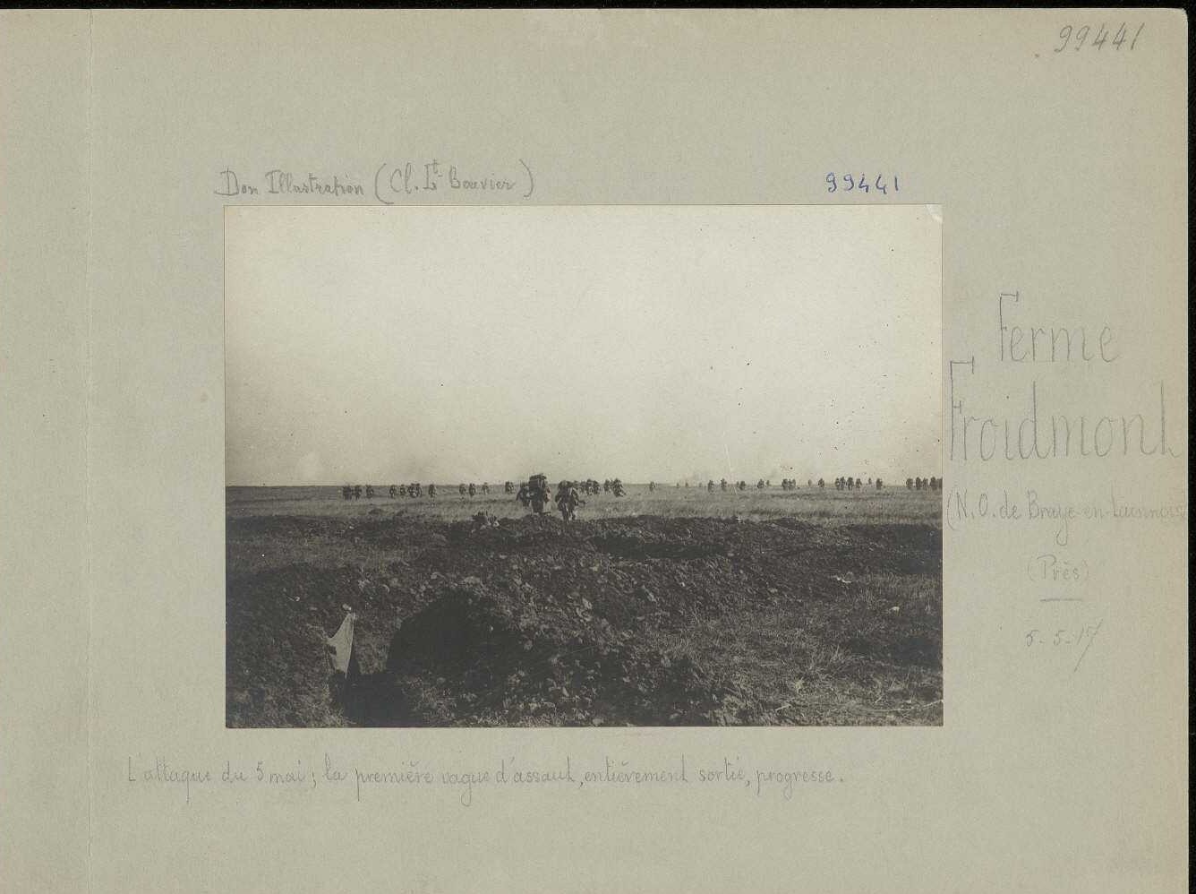 Ferme Froidmont - nord ouest de Braye en Laonnois - attaque du 5 mai 1917