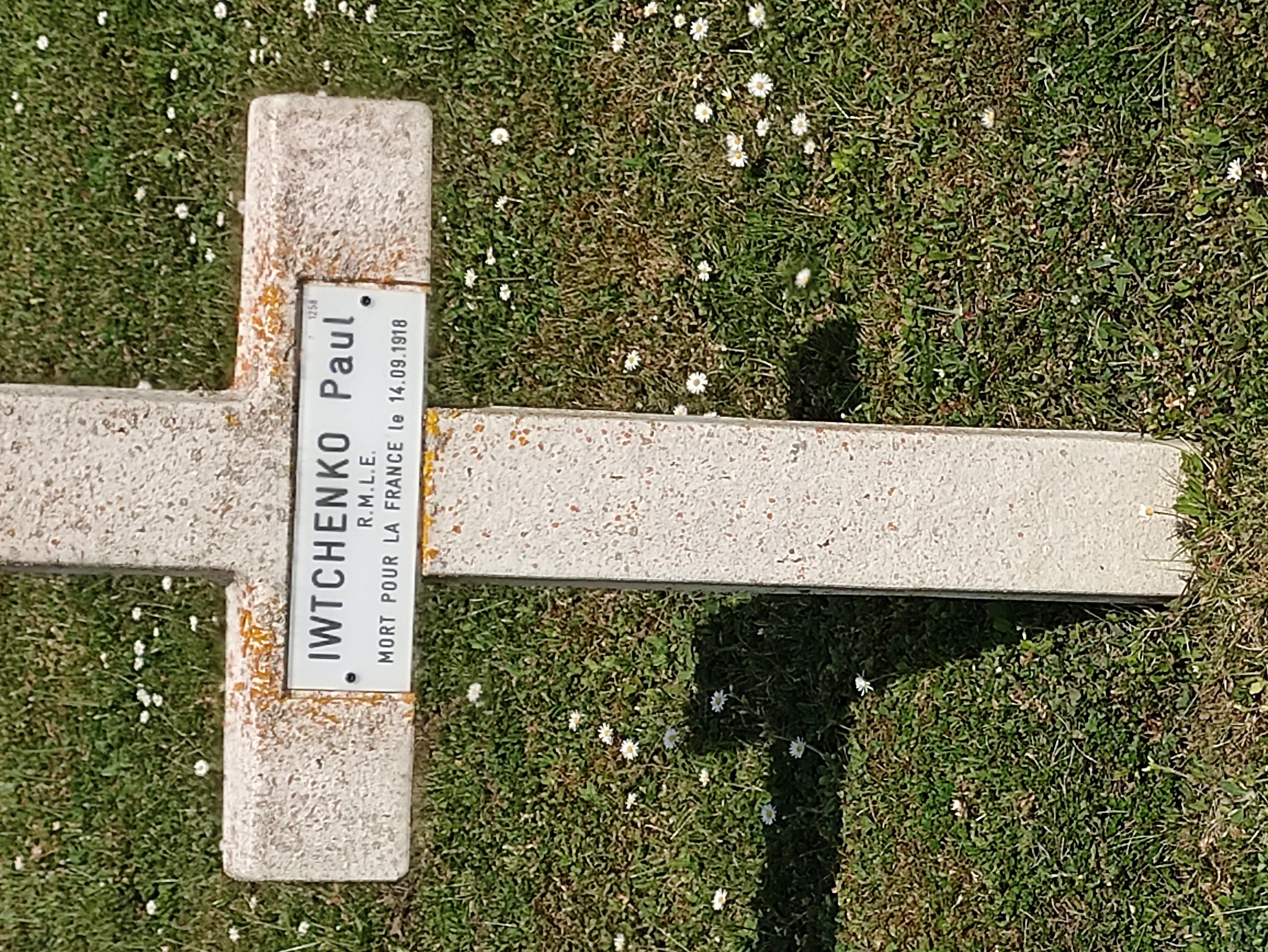 Sépulture soldat IWTCHENKO Paul