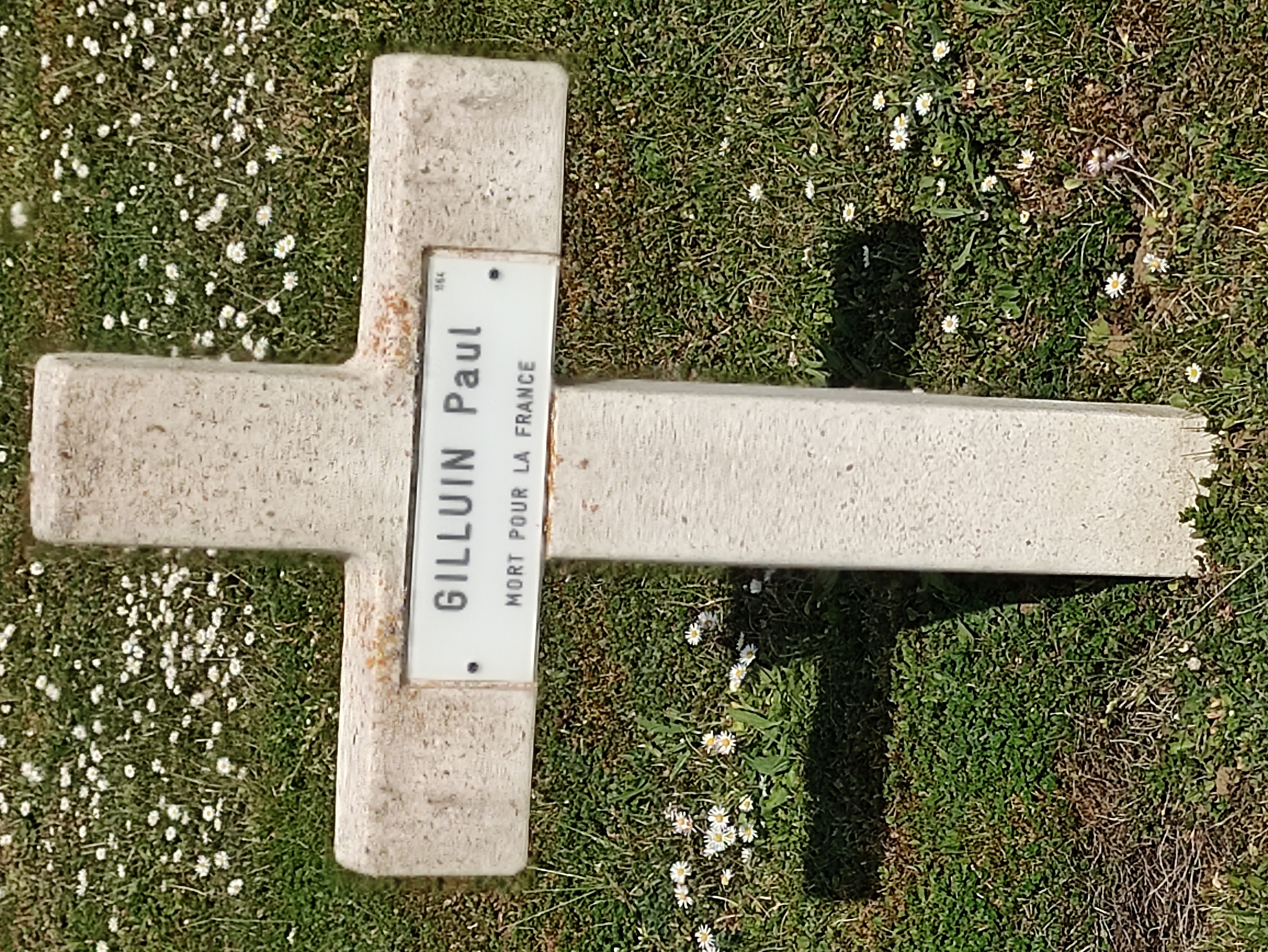 Sépulture GILLUIN Paul