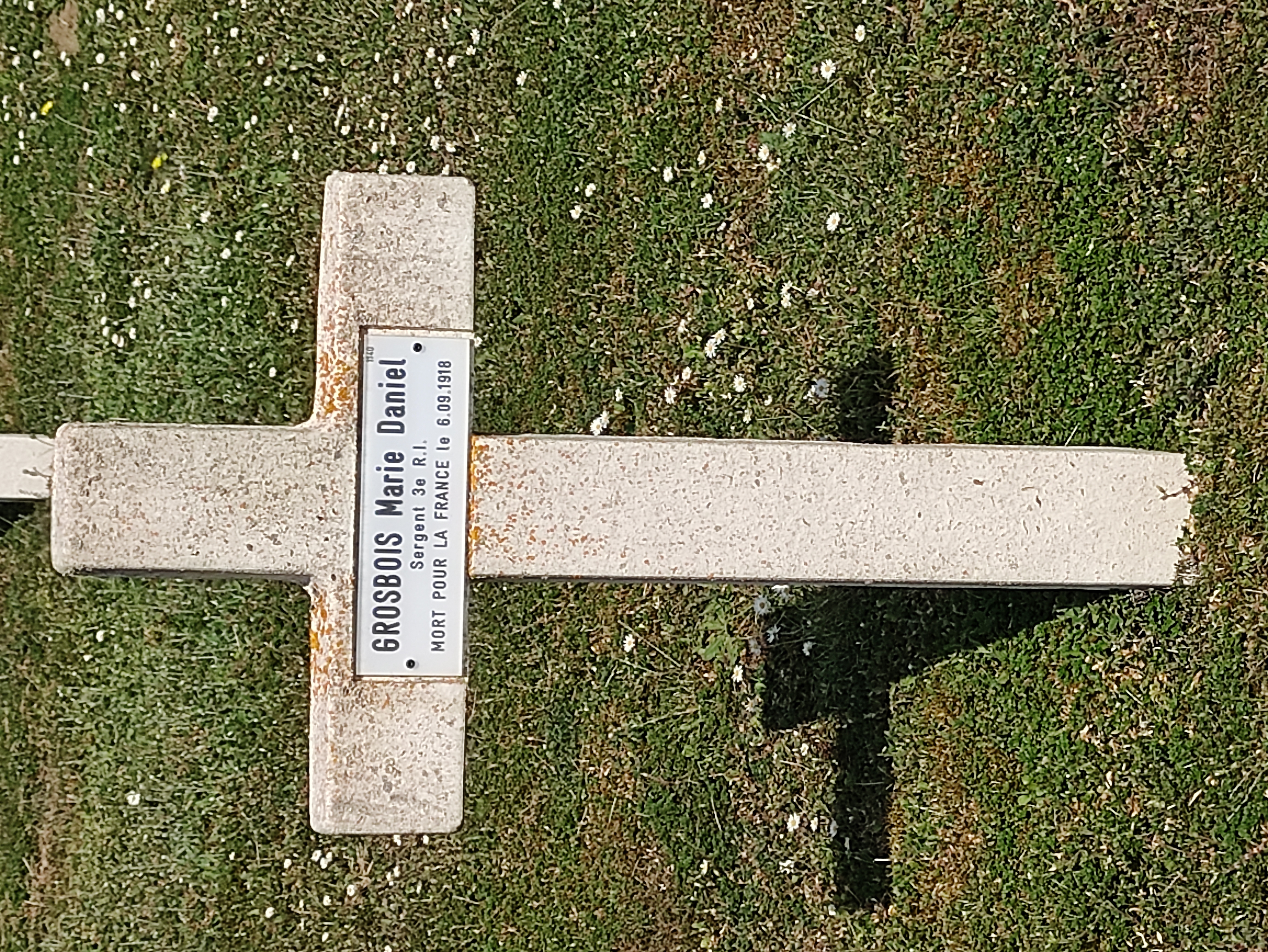 Sépulture GROSBOIS Marie Daniel Alexis