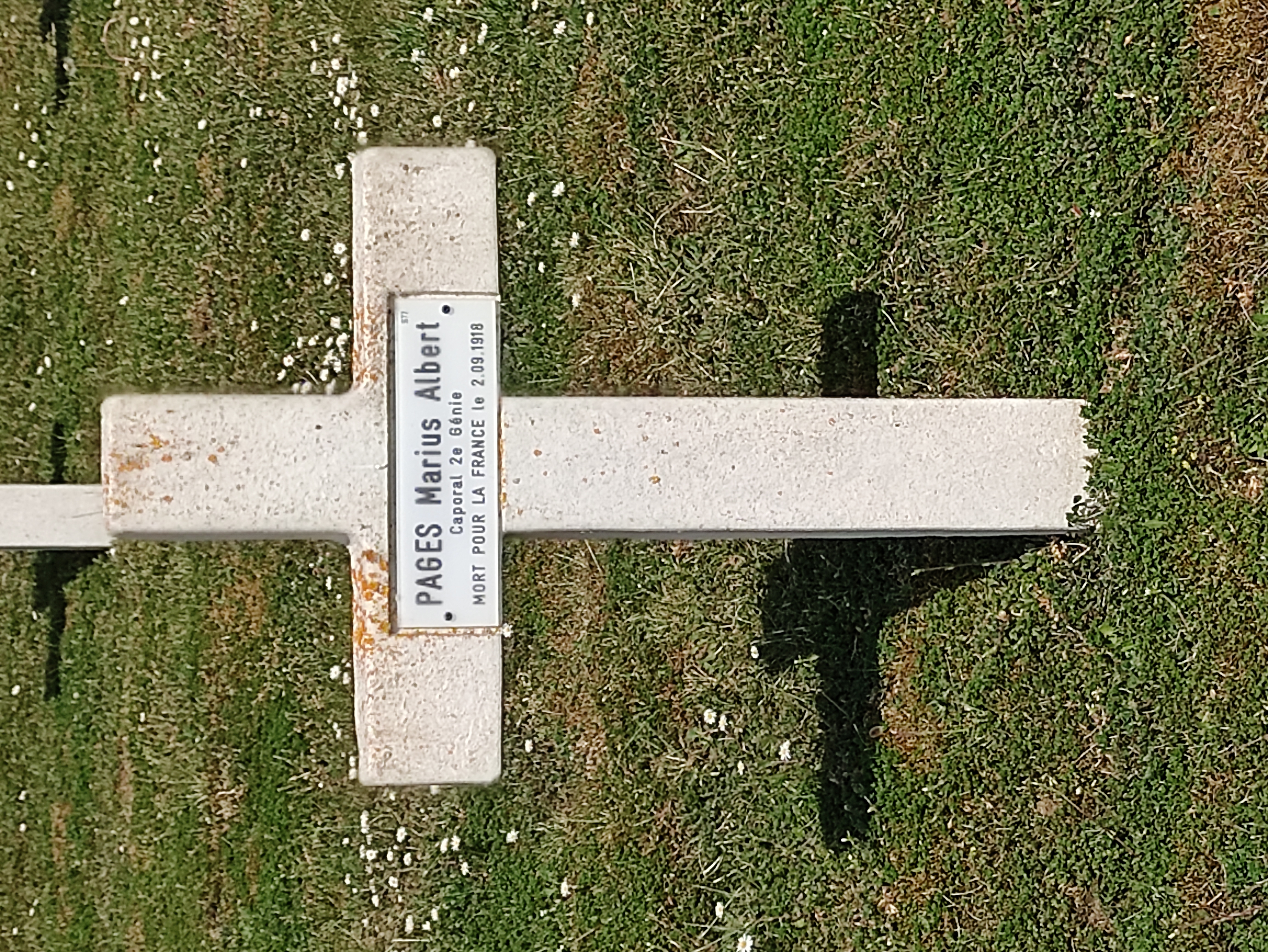 Sépulture PAGES Marius Albert
