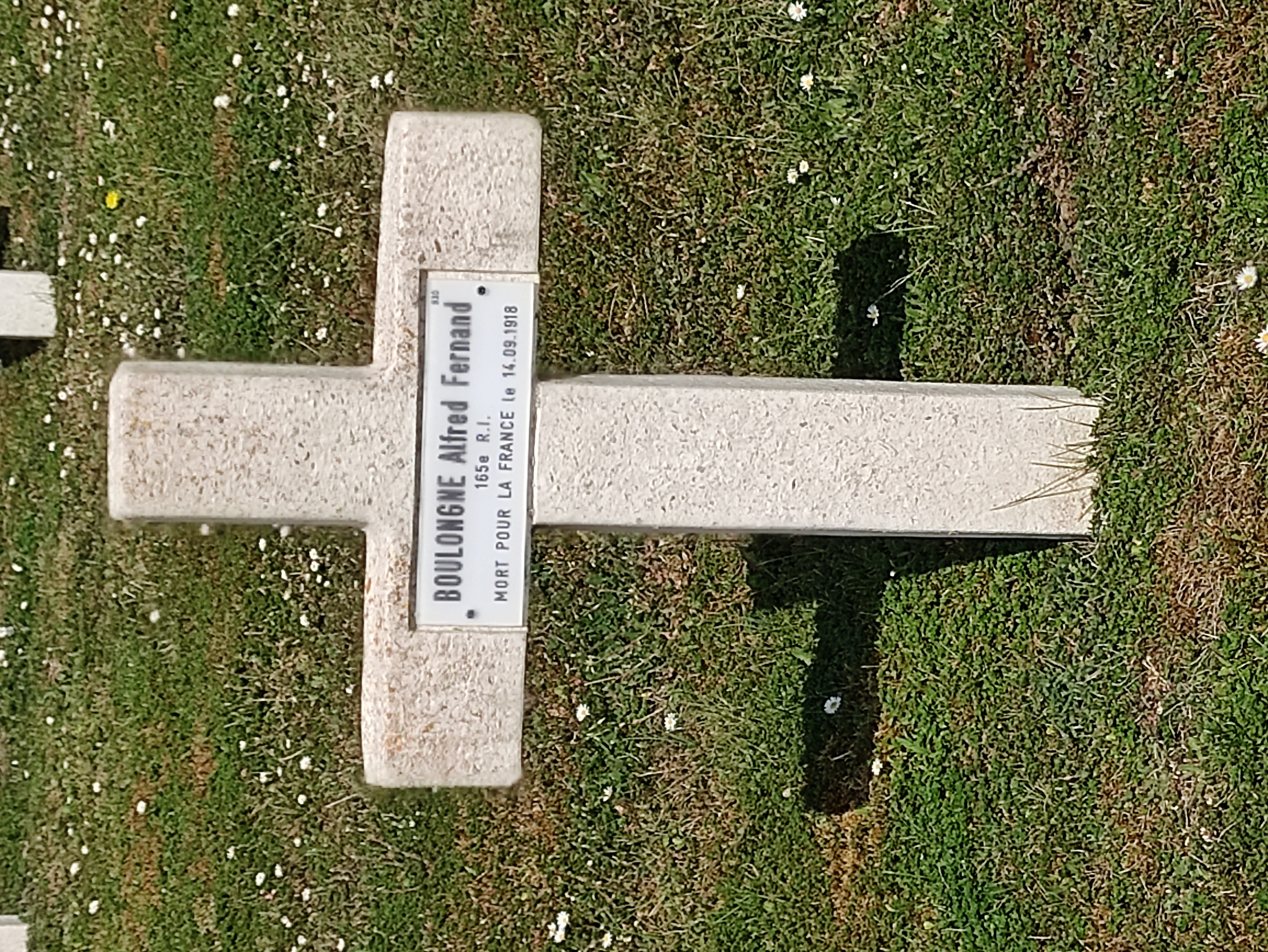 Sépulture BOULONGNE Fernand Alfred