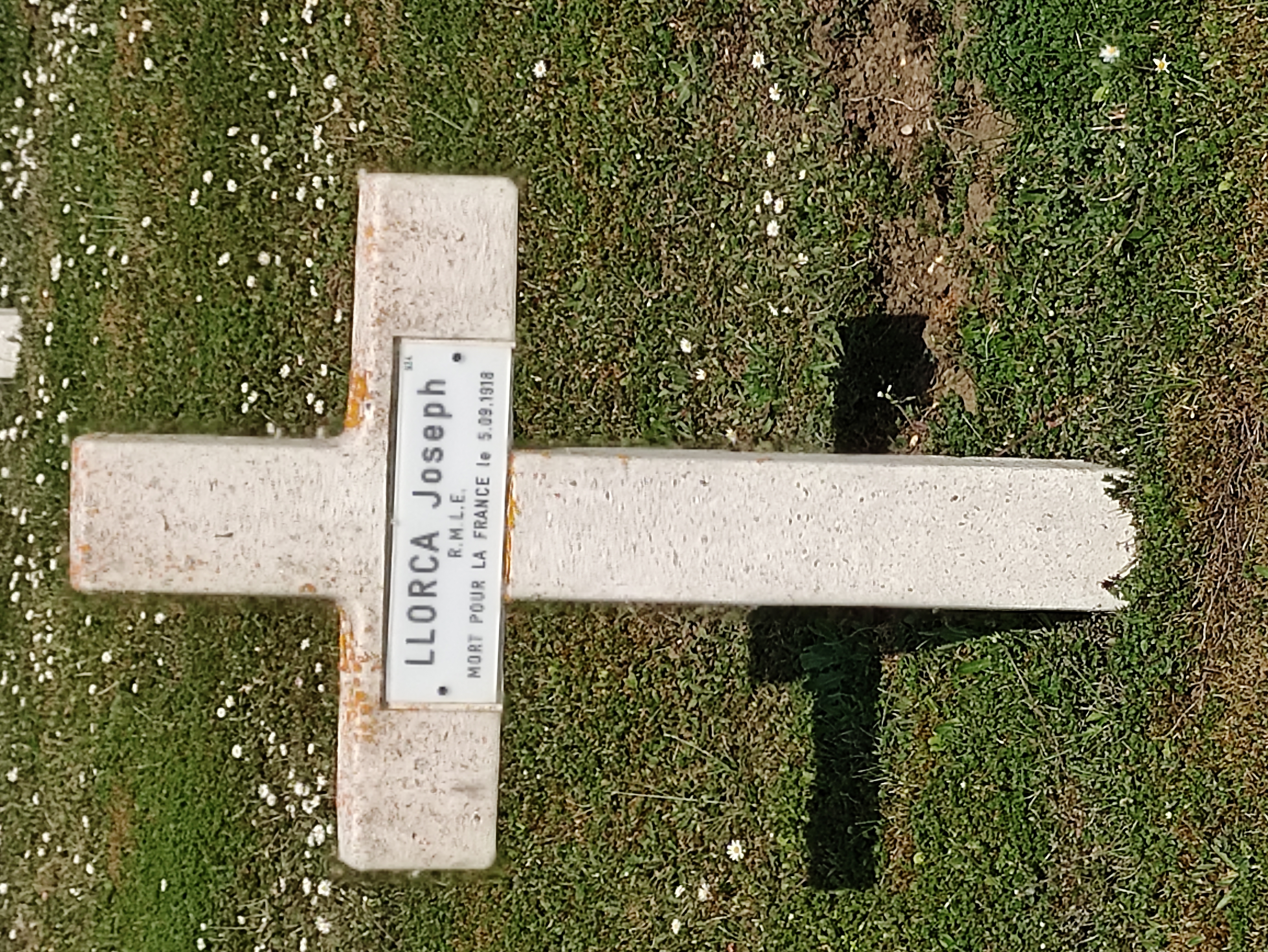 Sépulture LLORCA Joseph