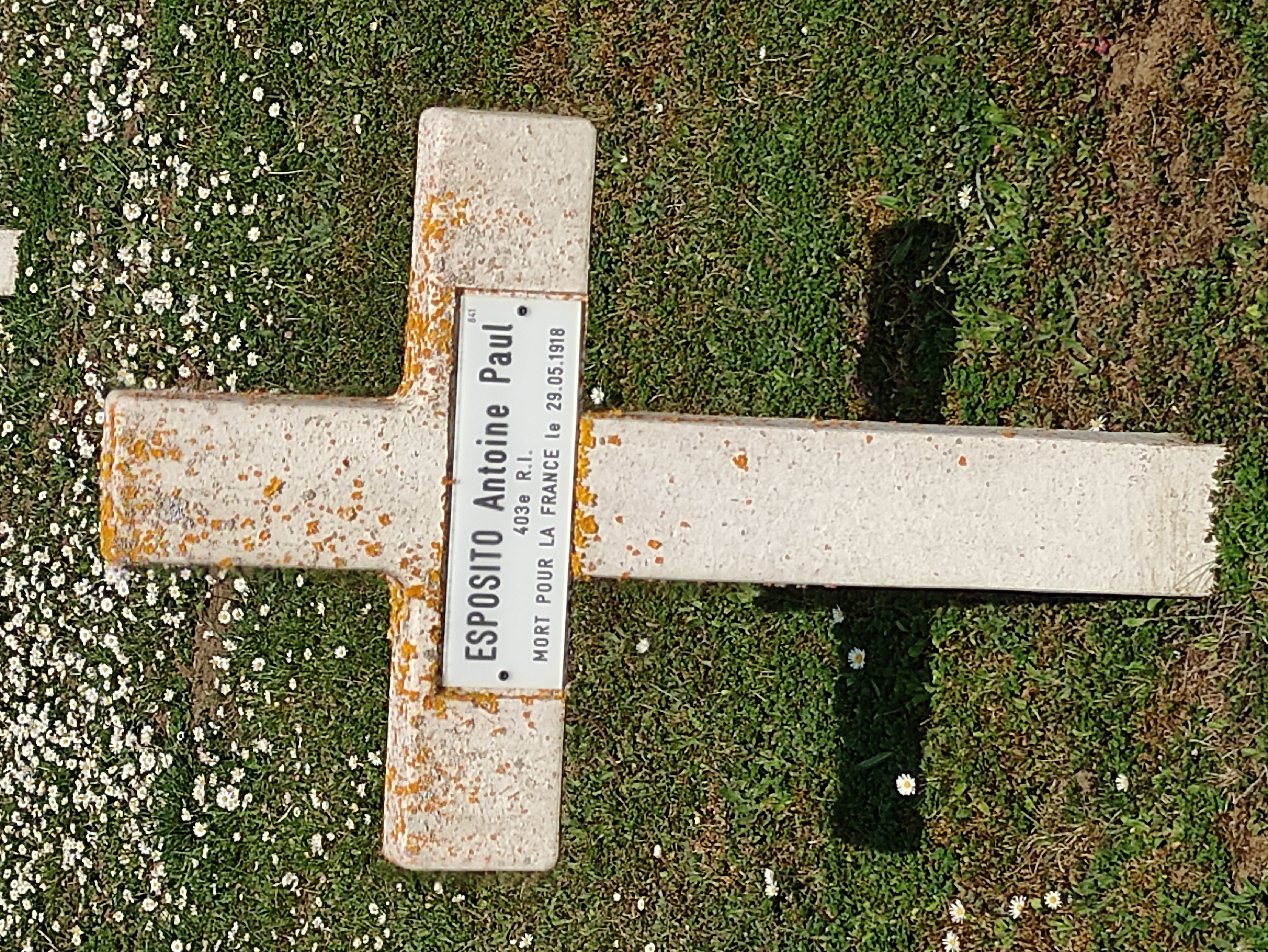 Sépulture ESPOSITO Paul Antoine