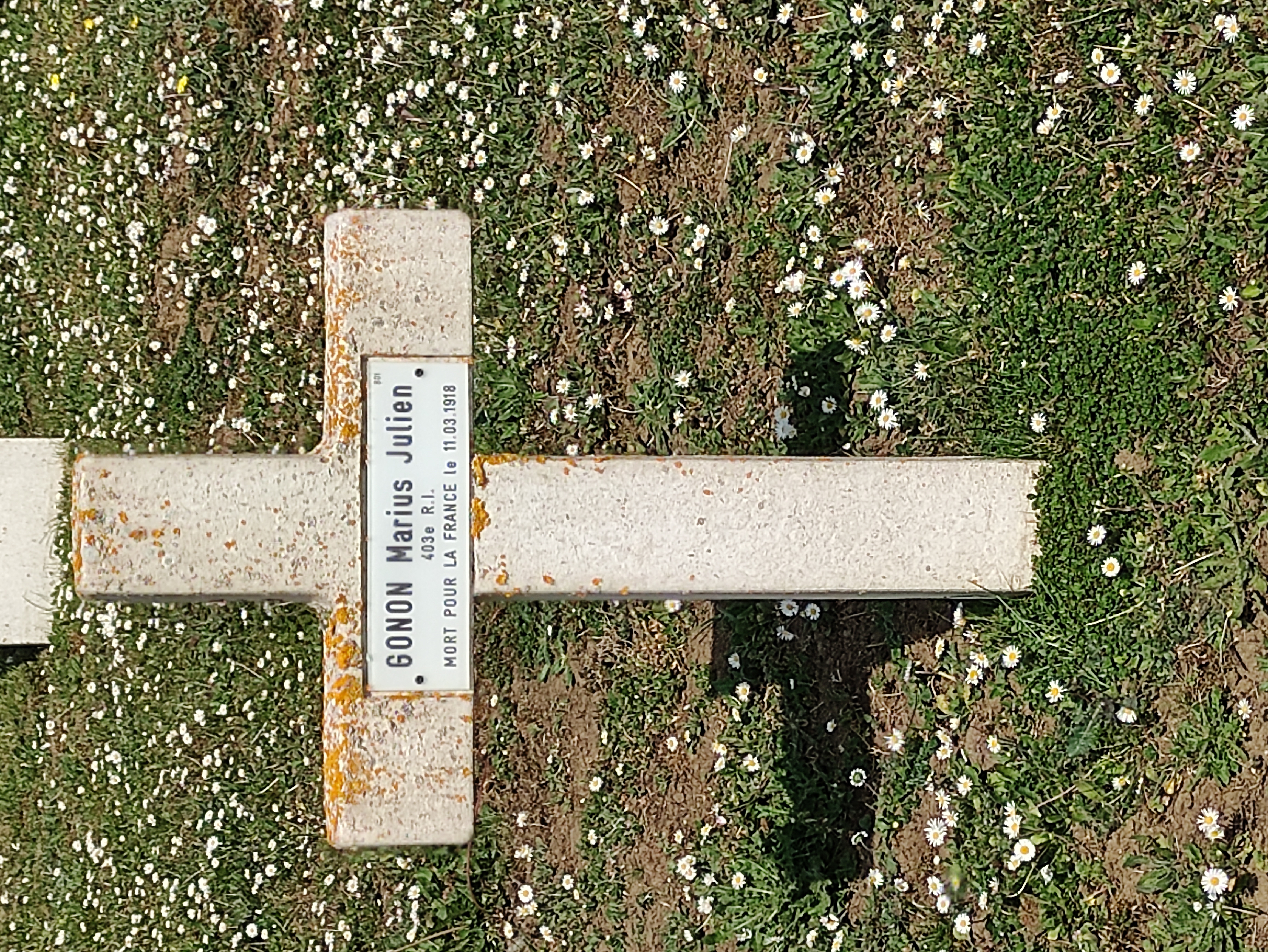 Sépulture GONON Marius Julien